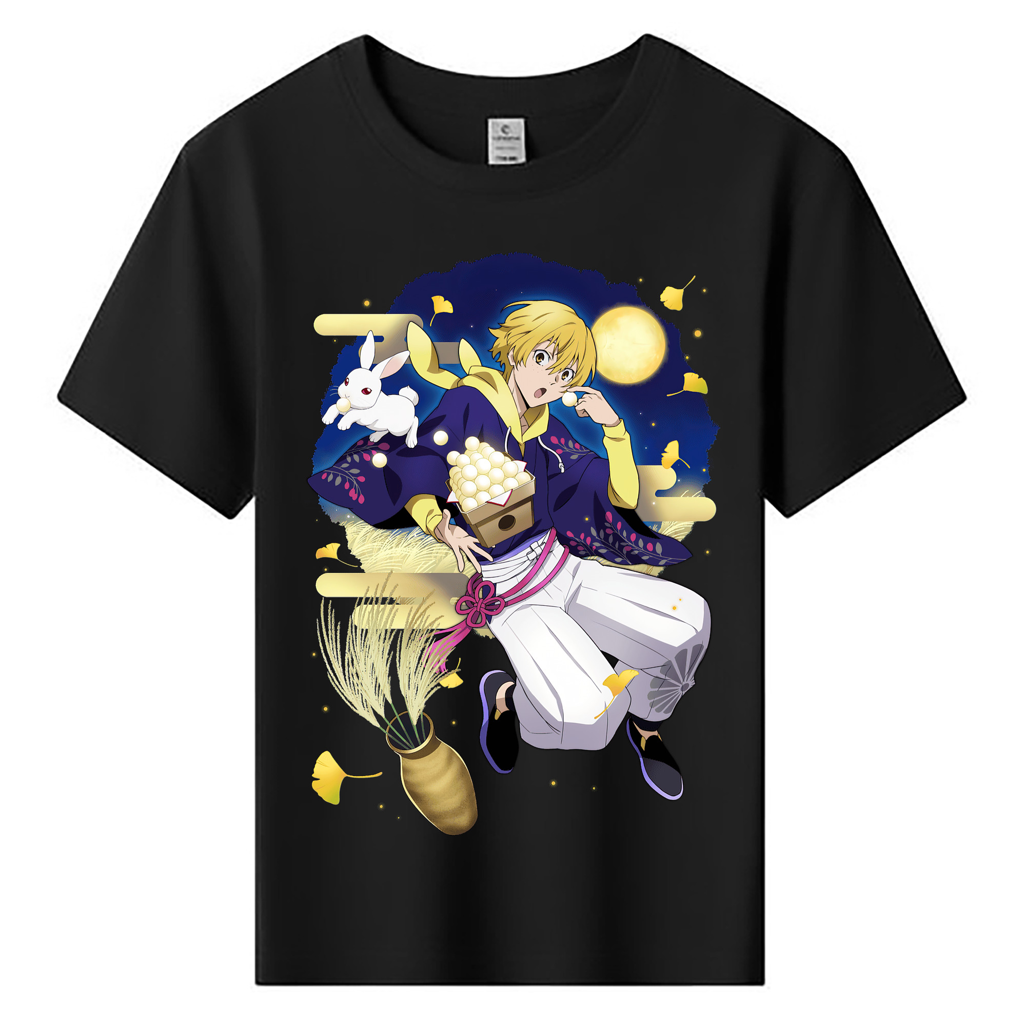 （画像用） 文豪ストレイドッグス Bungo Stray Dogs 綿100％キッズTシャツ（フロントプリント）