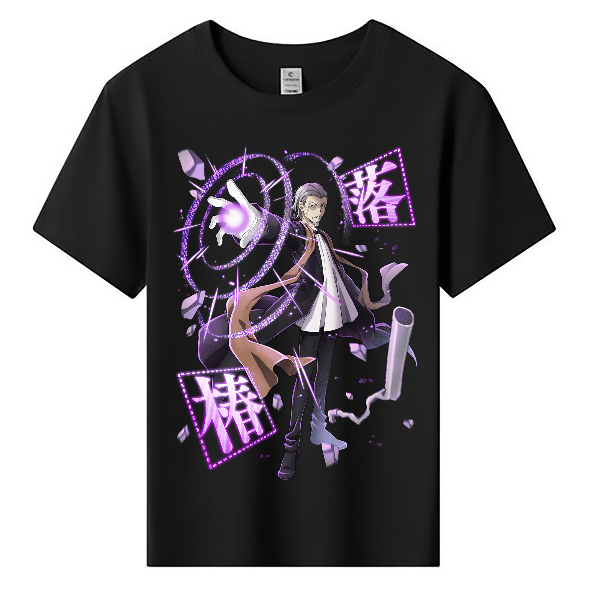 （画像用） 文豪ストレイドッグス Bungo Stray Dogs 綿100％キッズTシャツ（フロントプリント）