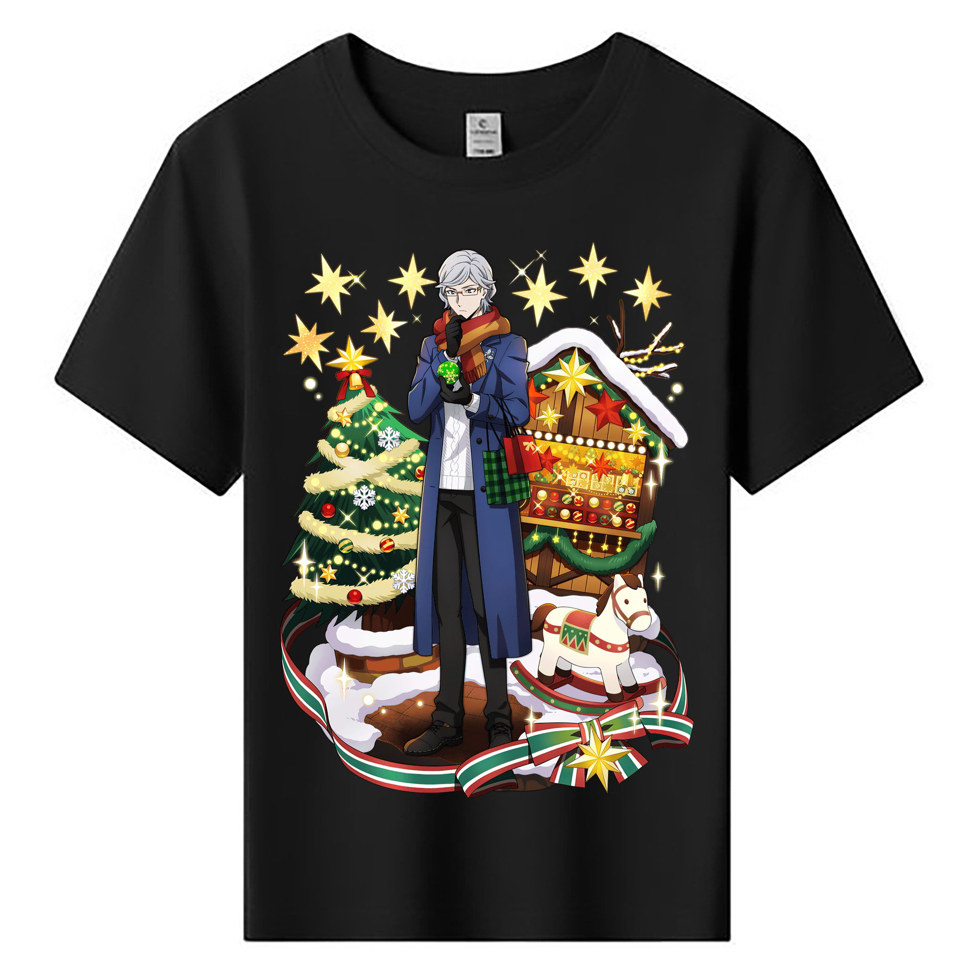 （画像用） 文豪ストレイドッグス Bungo Stray Dogs 綿100％キッズTシャツ（フロントプリント）