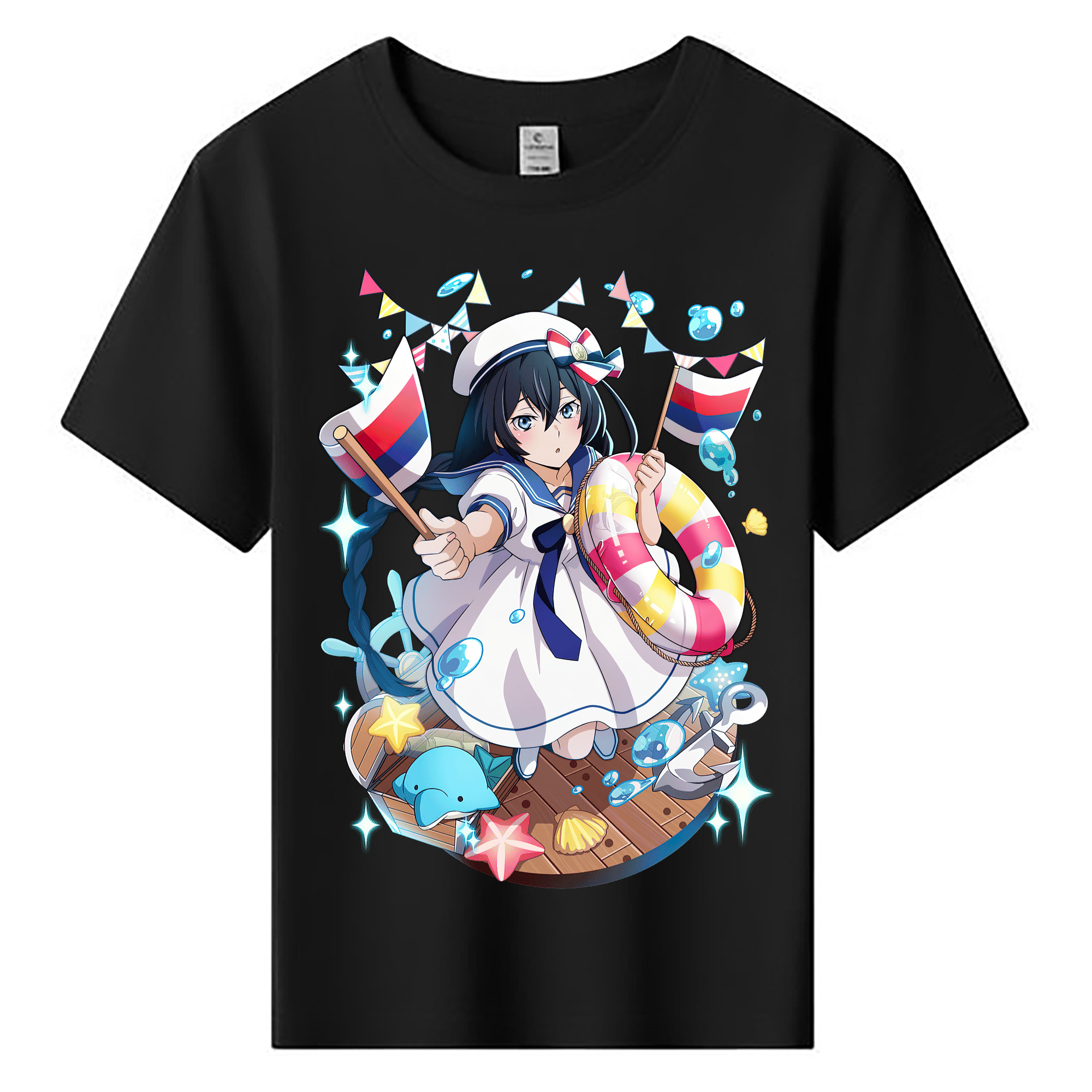 （画像用） 文豪ストレイドッグス Bungo Stray Dogs 綿100％キッズTシャツ（フロントプリント）