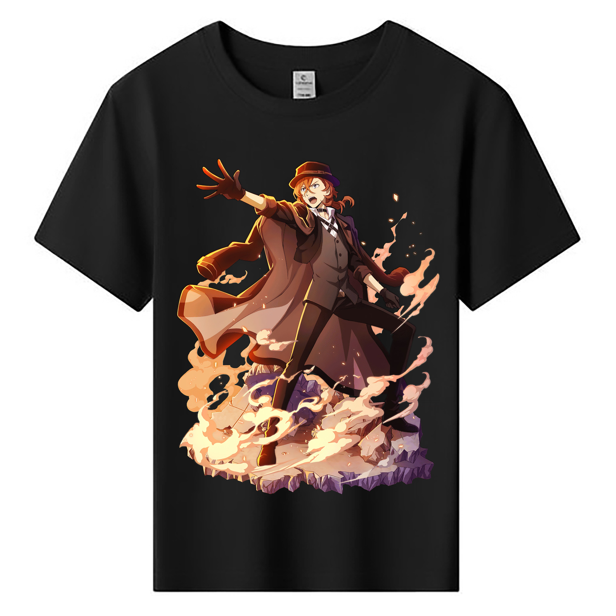 （画像用） 文豪ストレイドッグス Bungo Stray Dogs 綿100％キッズTシャツ（フロントプリント）