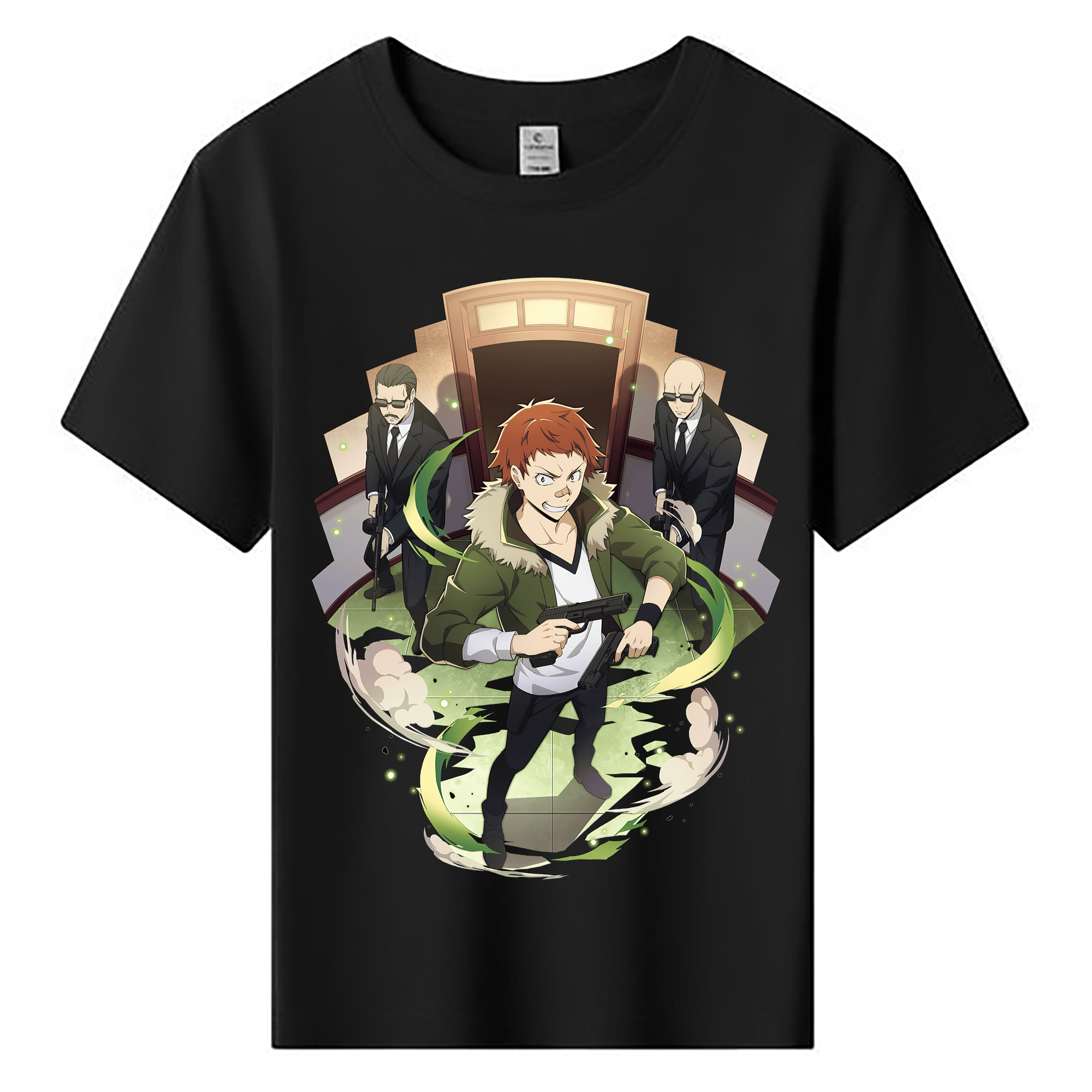 （画像用） 文豪ストレイドッグス Bungo Stray Dogs 綿100％キッズTシャツ（フロントプリント）
