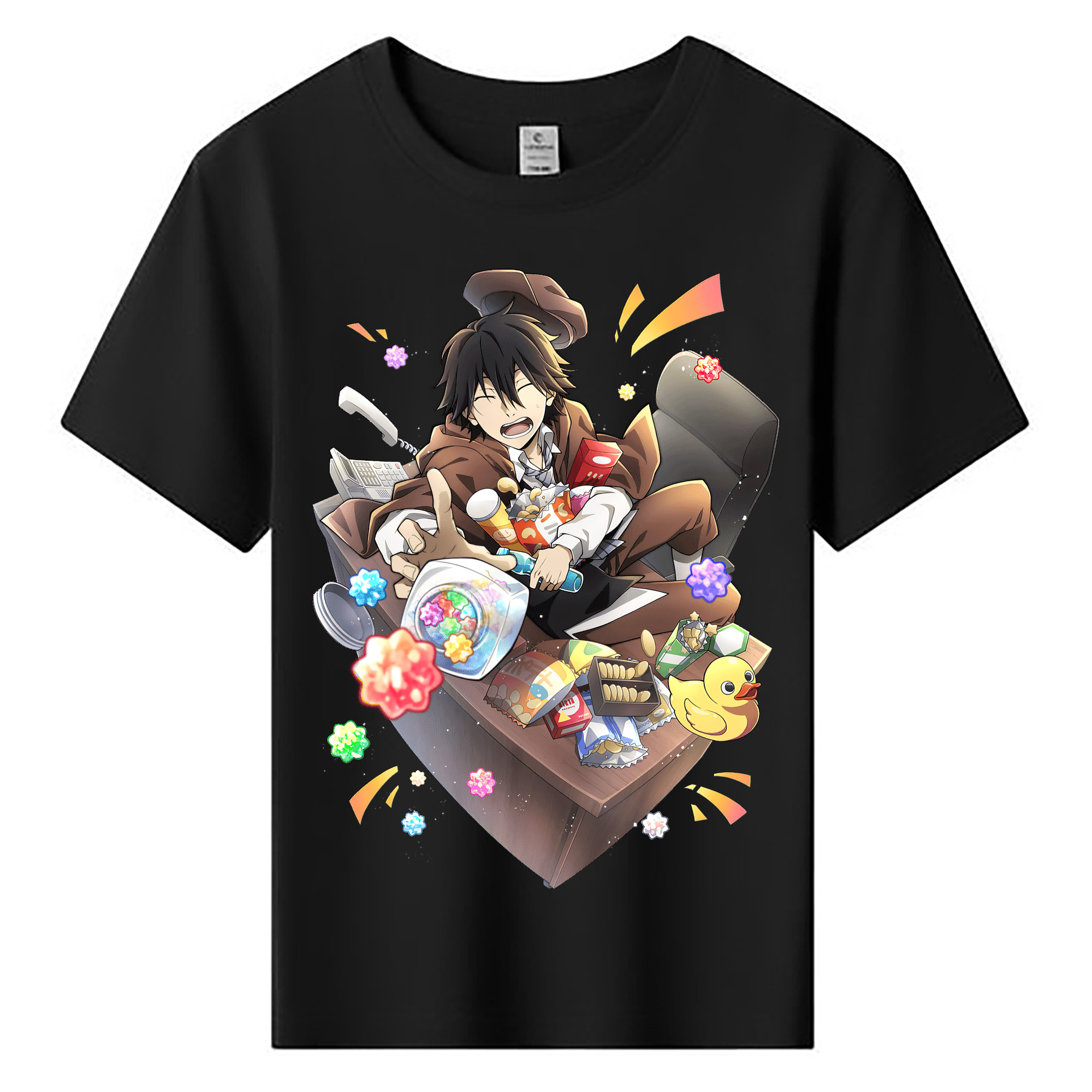 （画像用） 文豪ストレイドッグス Bungo Stray Dogs 綿100％キッズTシャツ（フロントプリント）