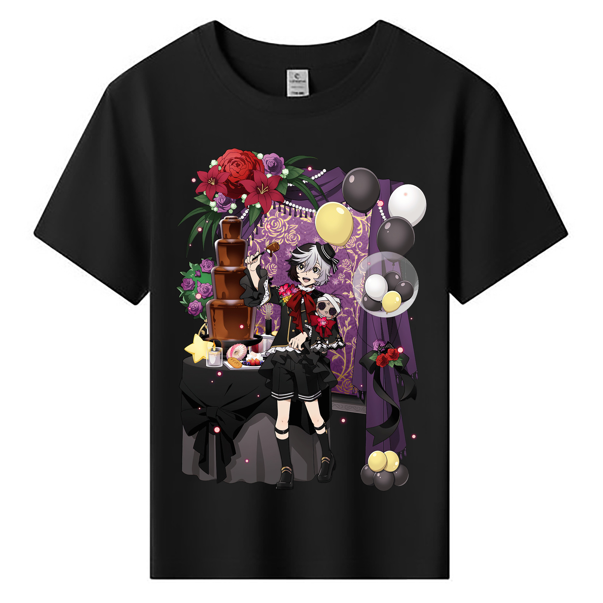 （画像用） 文豪ストレイドッグス Bungo Stray Dogs 綿100％キッズTシャツ（フロントプリント）