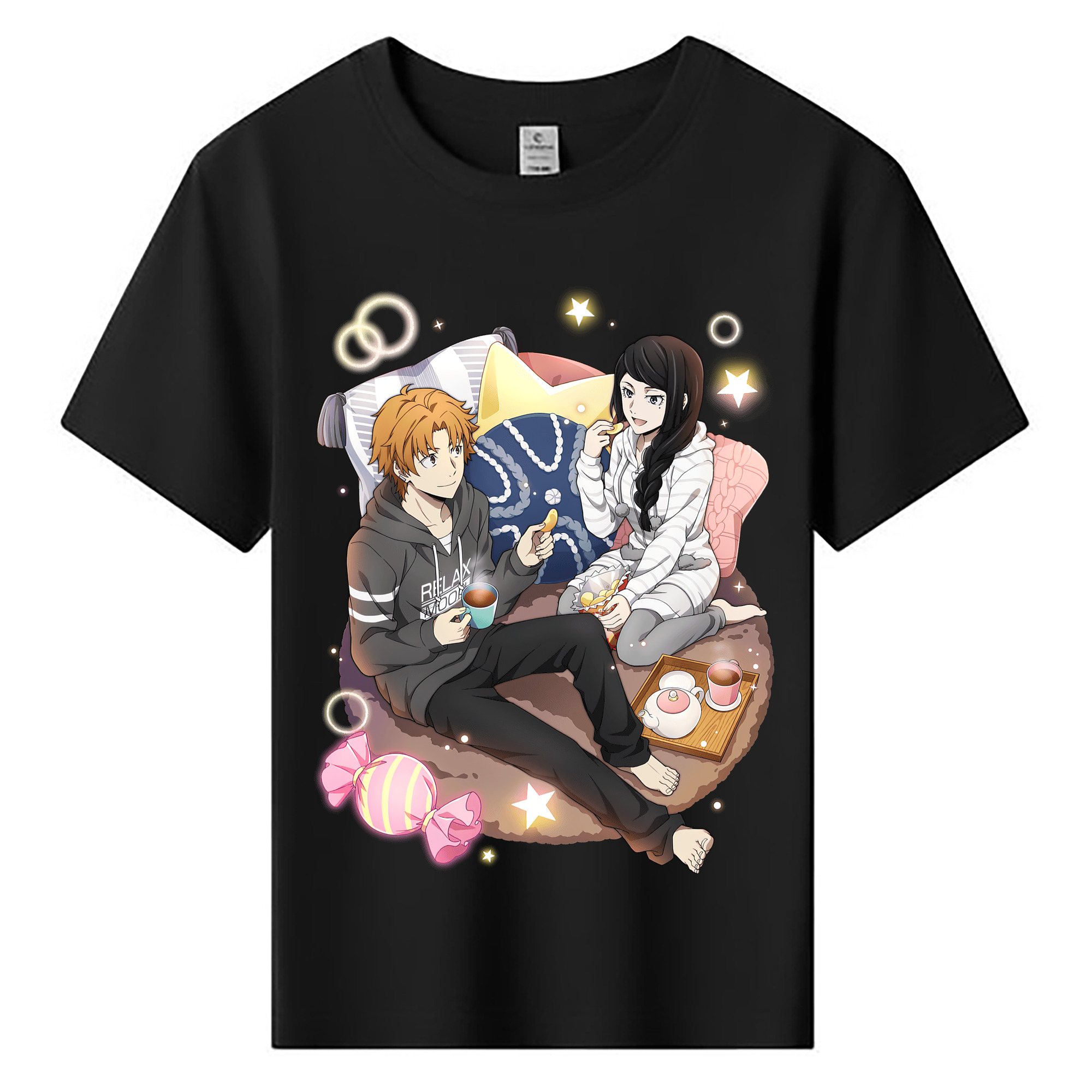 （画像用） 文豪ストレイドッグス Bungo Stray Dogs 綿100％キッズTシャツ（フロントプリント）