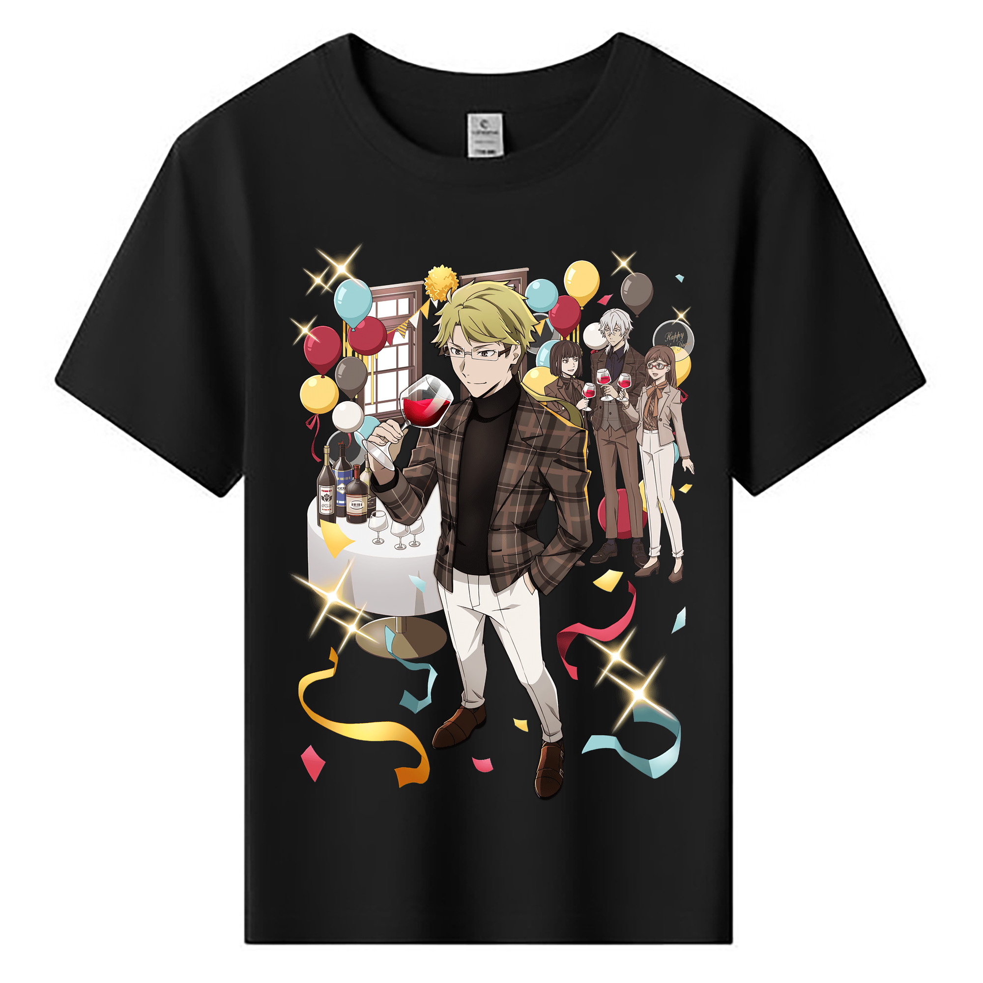 （画像用） 文豪ストレイドッグス Bungo Stray Dogs 綿100％キッズTシャツ（フロントプリント）