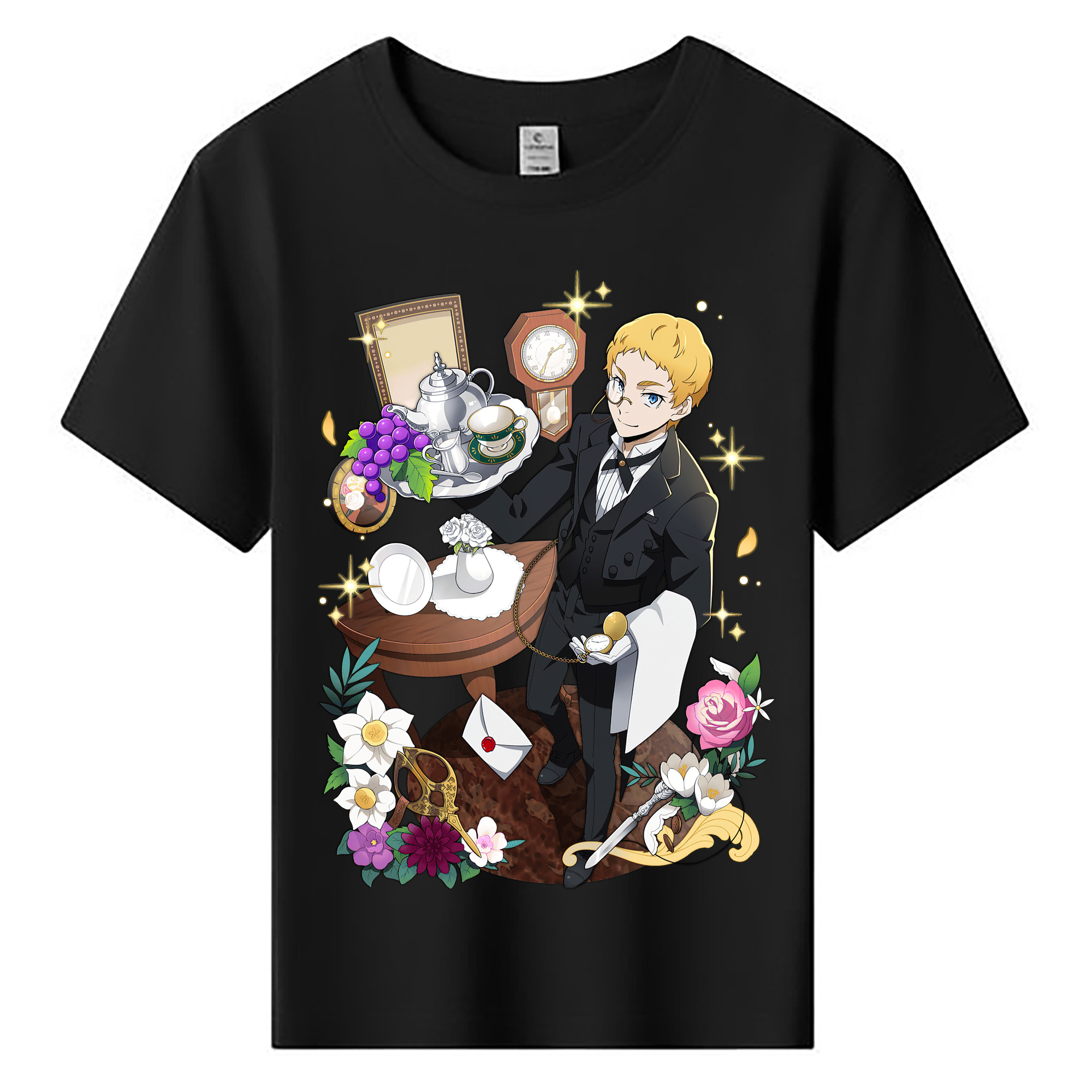 （画像用） 文豪ストレイドッグス Bungo Stray Dogs 綿100％キッズTシャツ（フロントプリント）