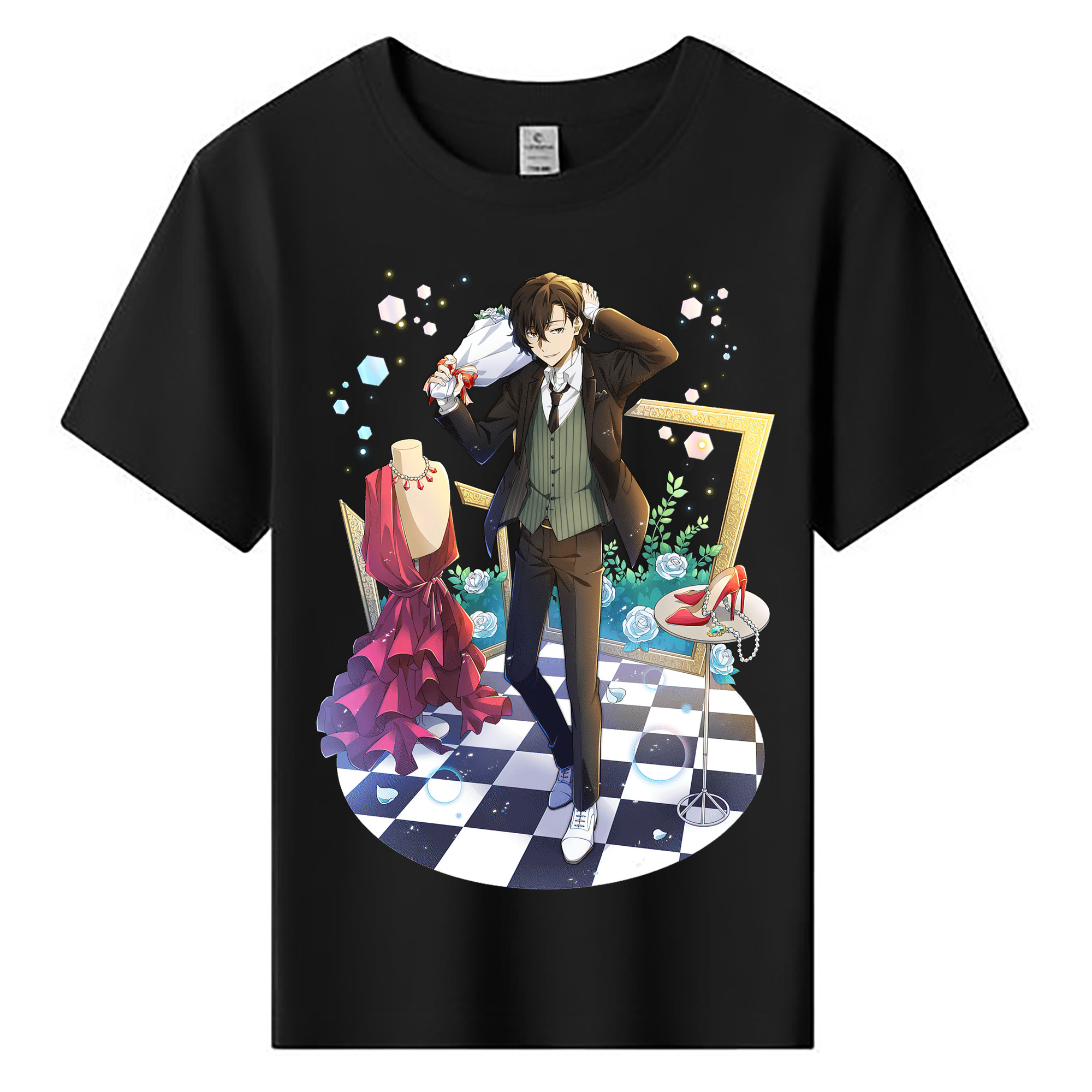 （画像用） 文豪ストレイドッグス Bungo Stray Dogs 綿100％キッズTシャツ（フロントプリント）