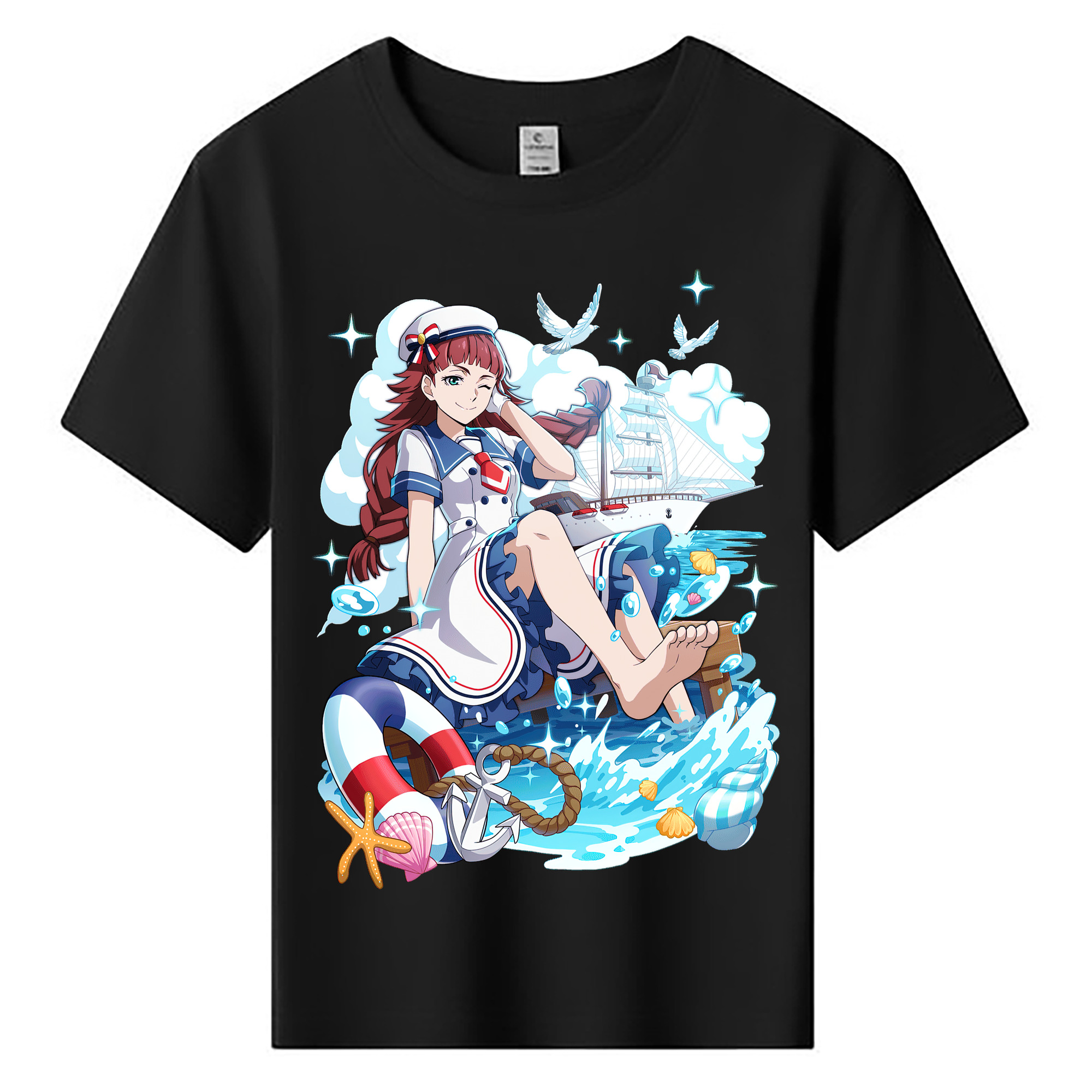 （画像用） 文豪ストレイドッグス Bungo Stray Dogs 綿100％キッズTシャツ（フロントプリント）