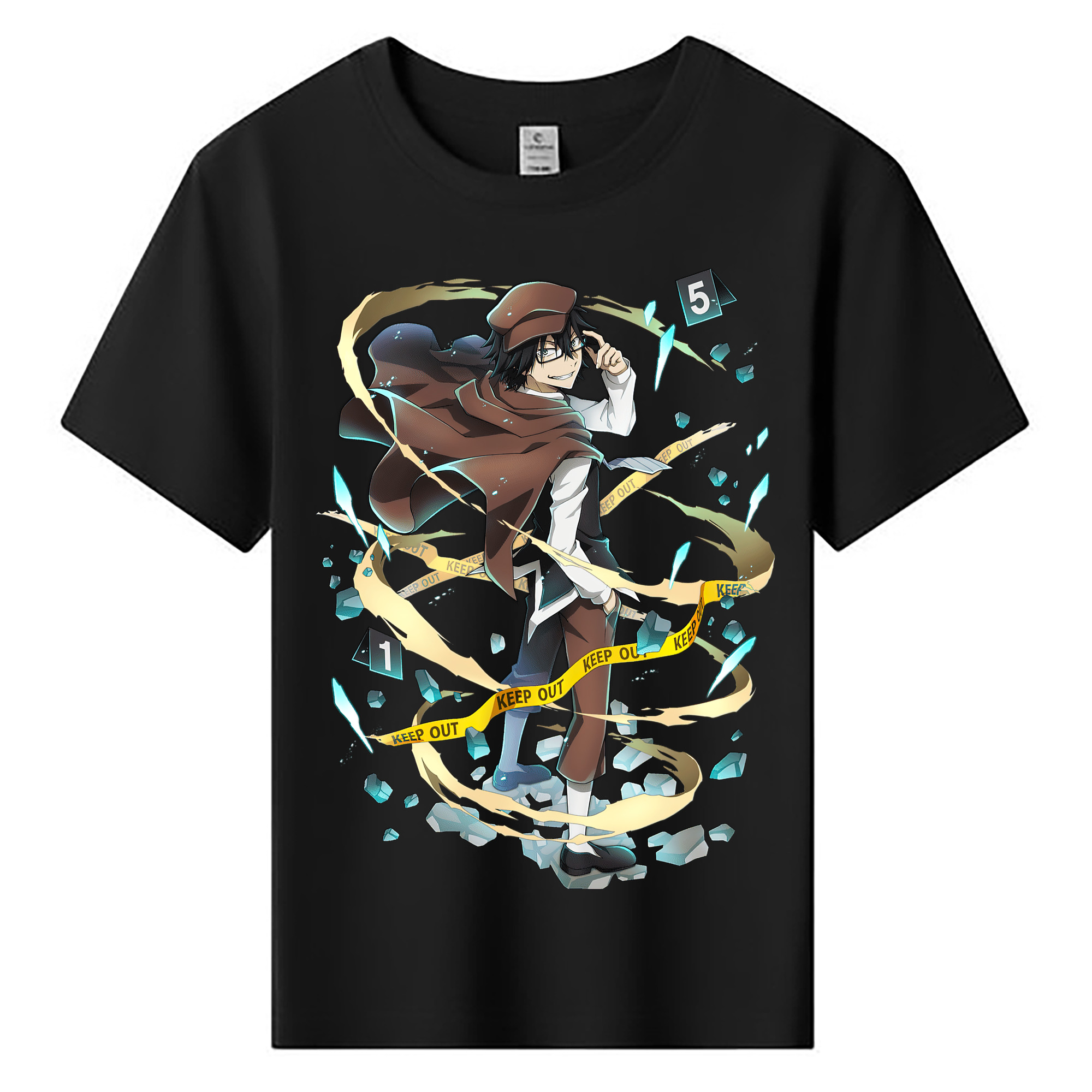 （画像用） 文豪ストレイドッグス Bungo Stray Dogs 綿100％キッズTシャツ（フロントプリント）