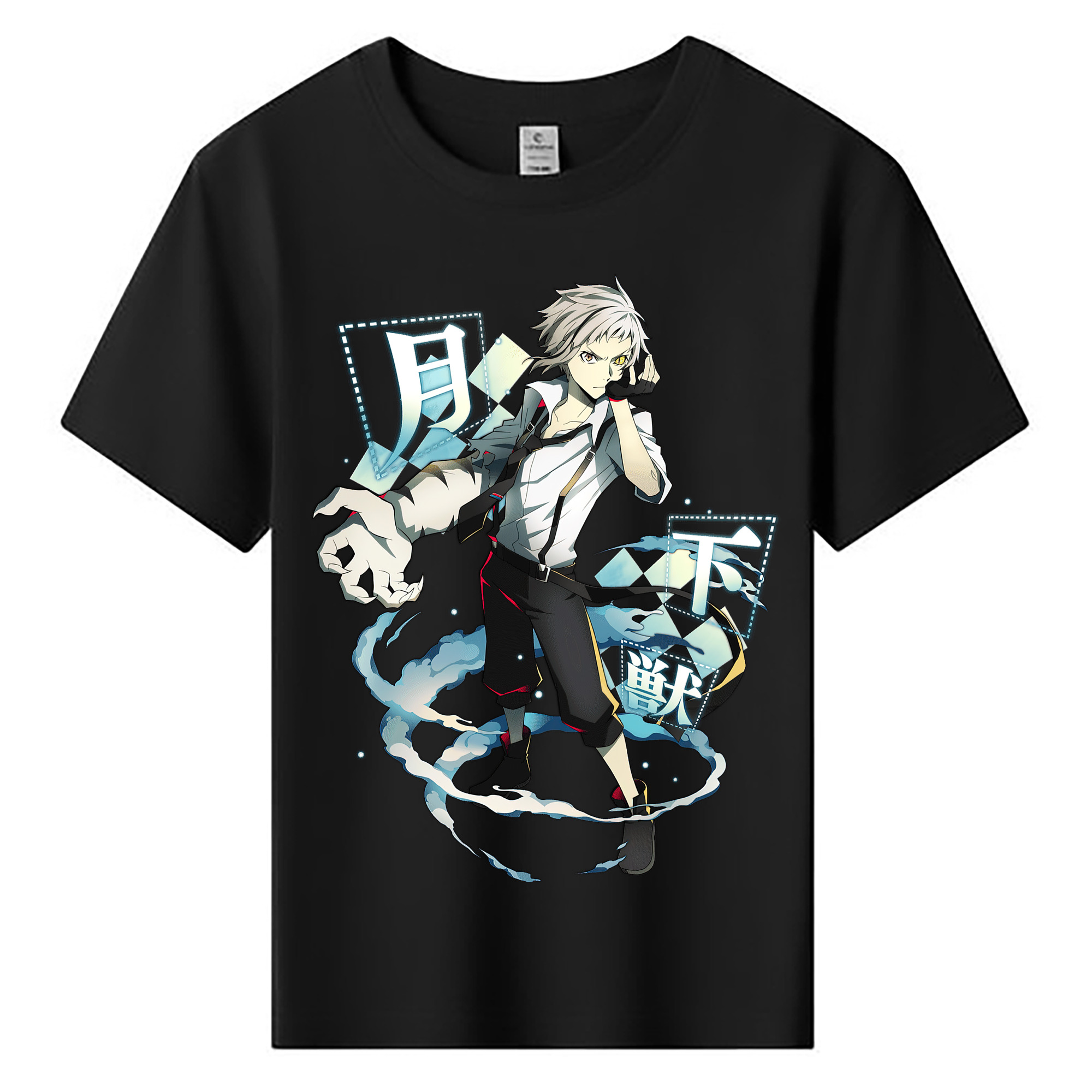 （画像用） 文豪ストレイドッグス Bungo Stray Dogs 綿100％キッズTシャツ（フロントプリント）
