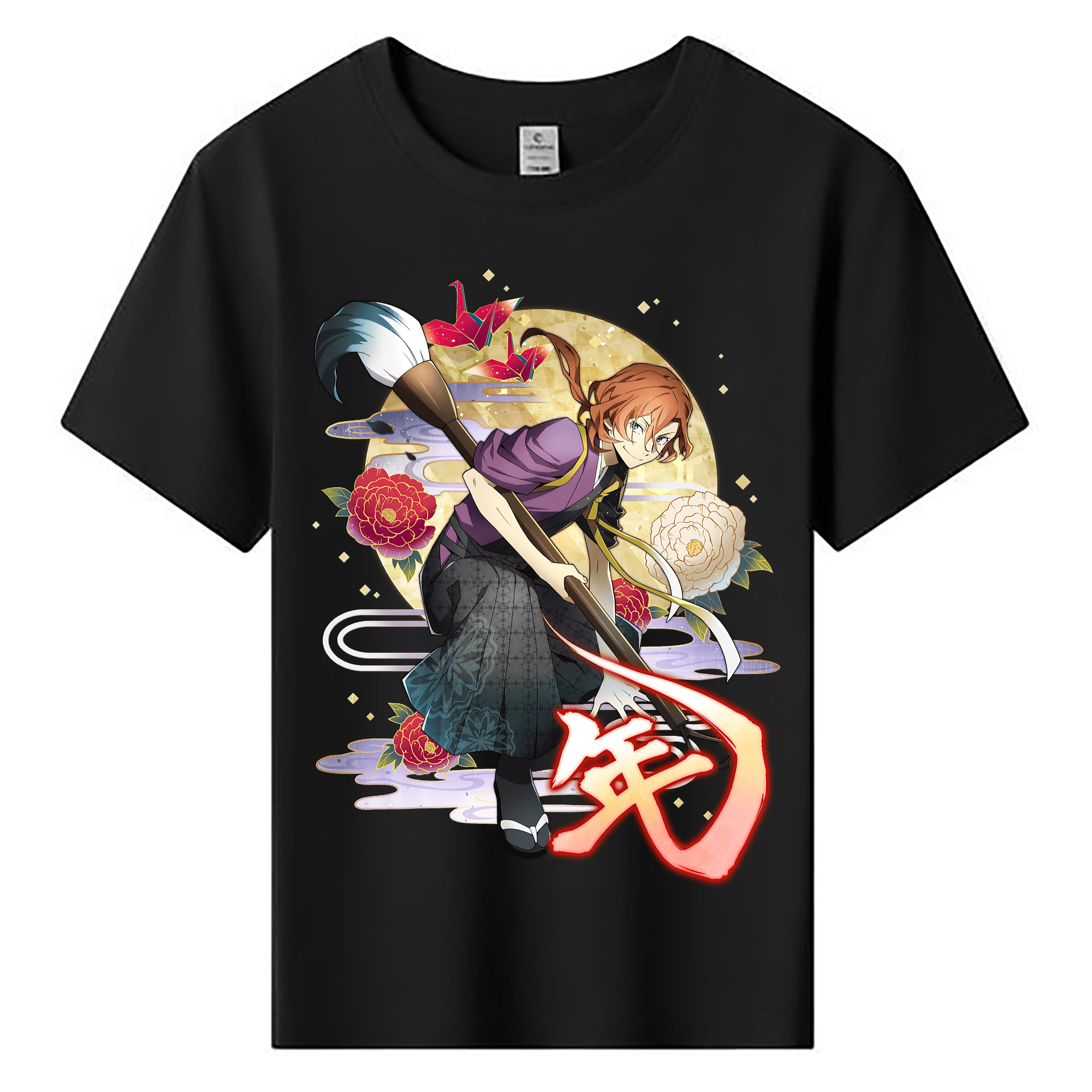 （画像用） 文豪ストレイドッグス Bungo Stray Dogs 綿100％キッズTシャツ（フロントプリント）