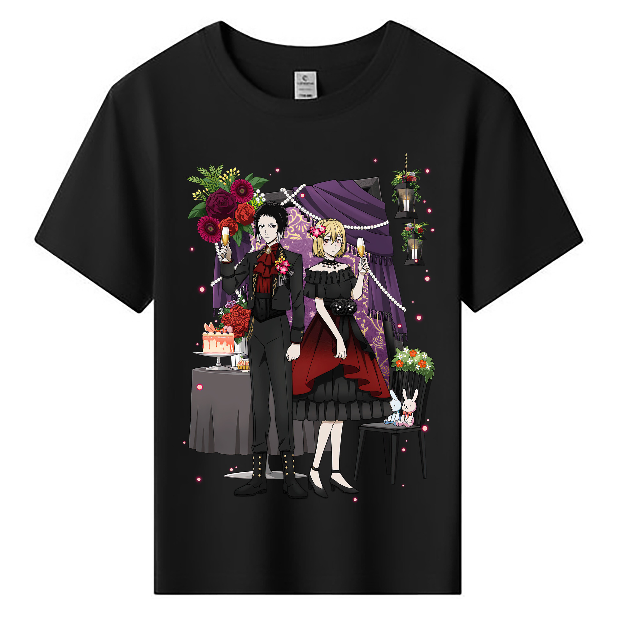 （画像用） 文豪ストレイドッグス Bungo Stray Dogs 綿100％キッズTシャツ（フロントプリント）