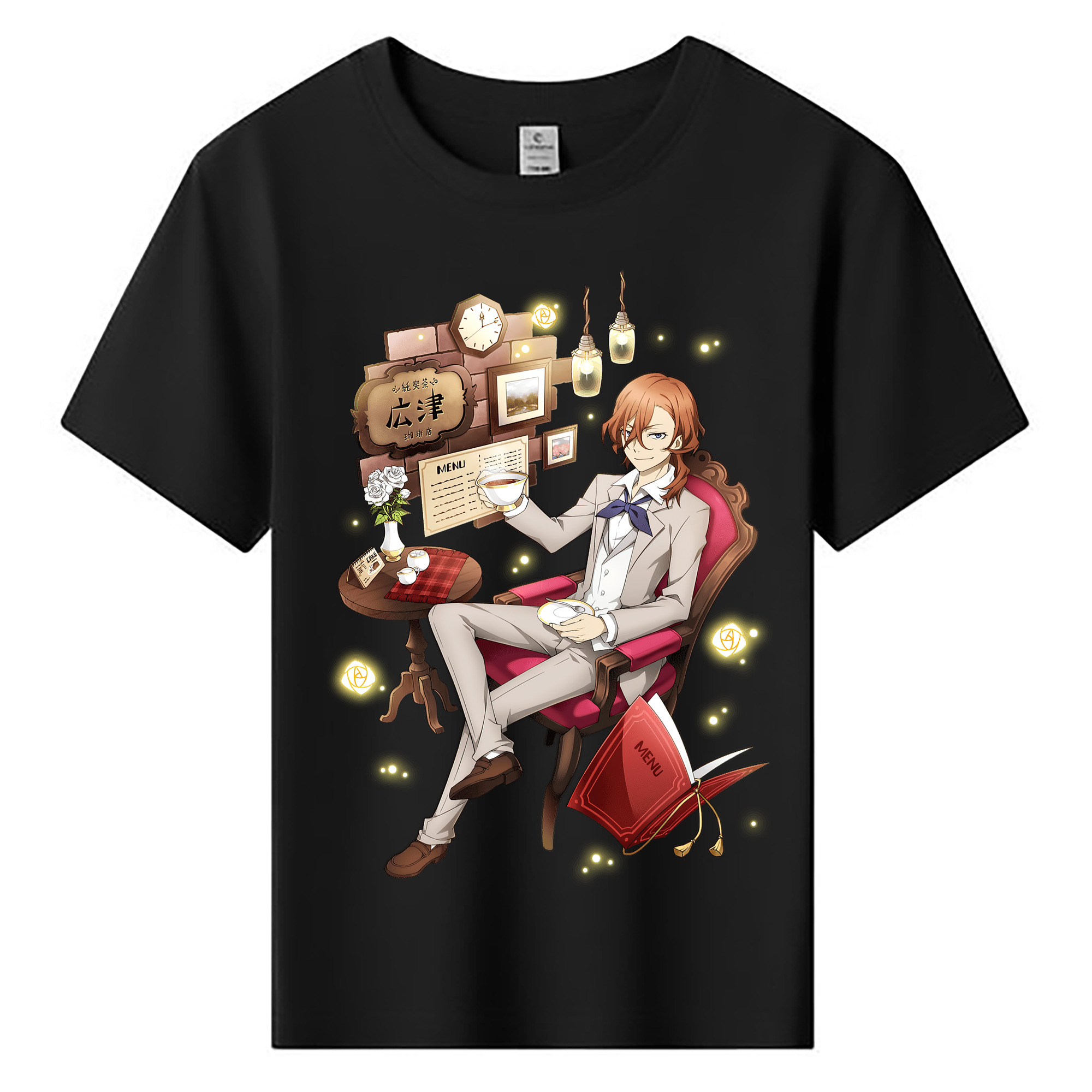 （画像用） 文豪ストレイドッグス Bungo Stray Dogs 綿100％キッズTシャツ（フロントプリント）