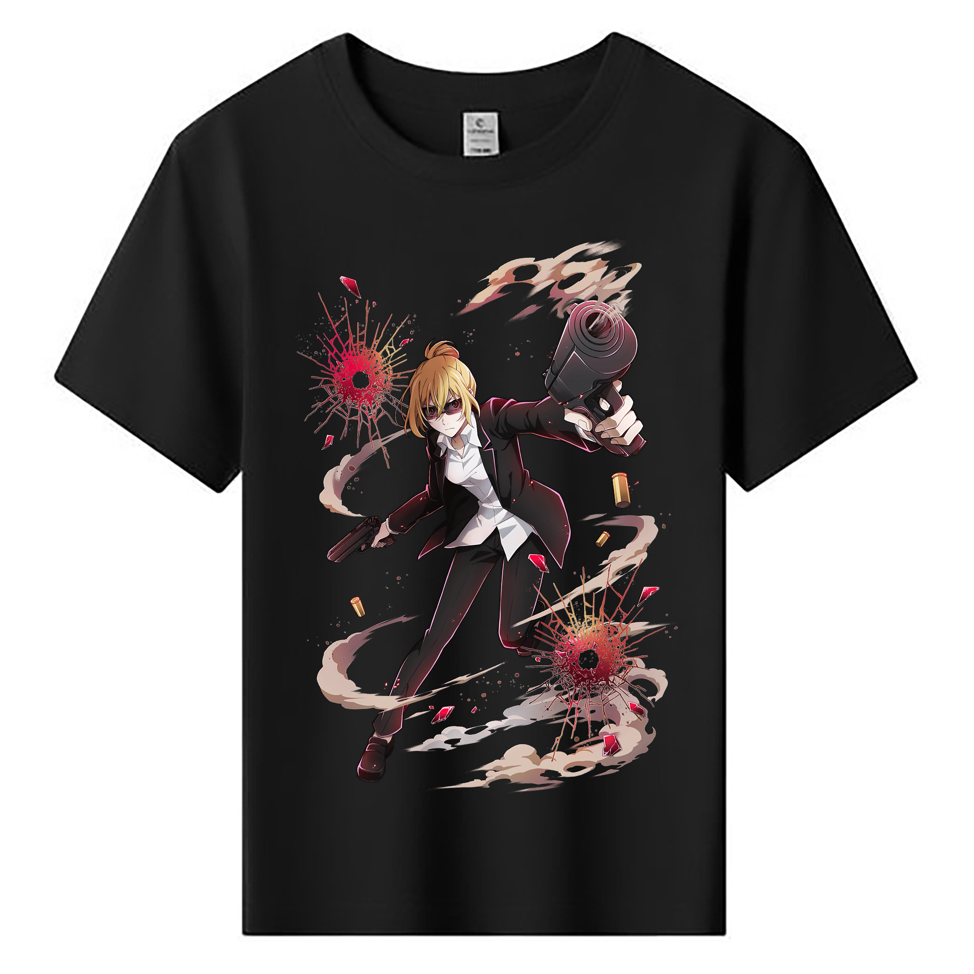 （画像用） 文豪ストレイドッグス Bungo Stray Dogs 綿100％キッズTシャツ（フロントプリント）
