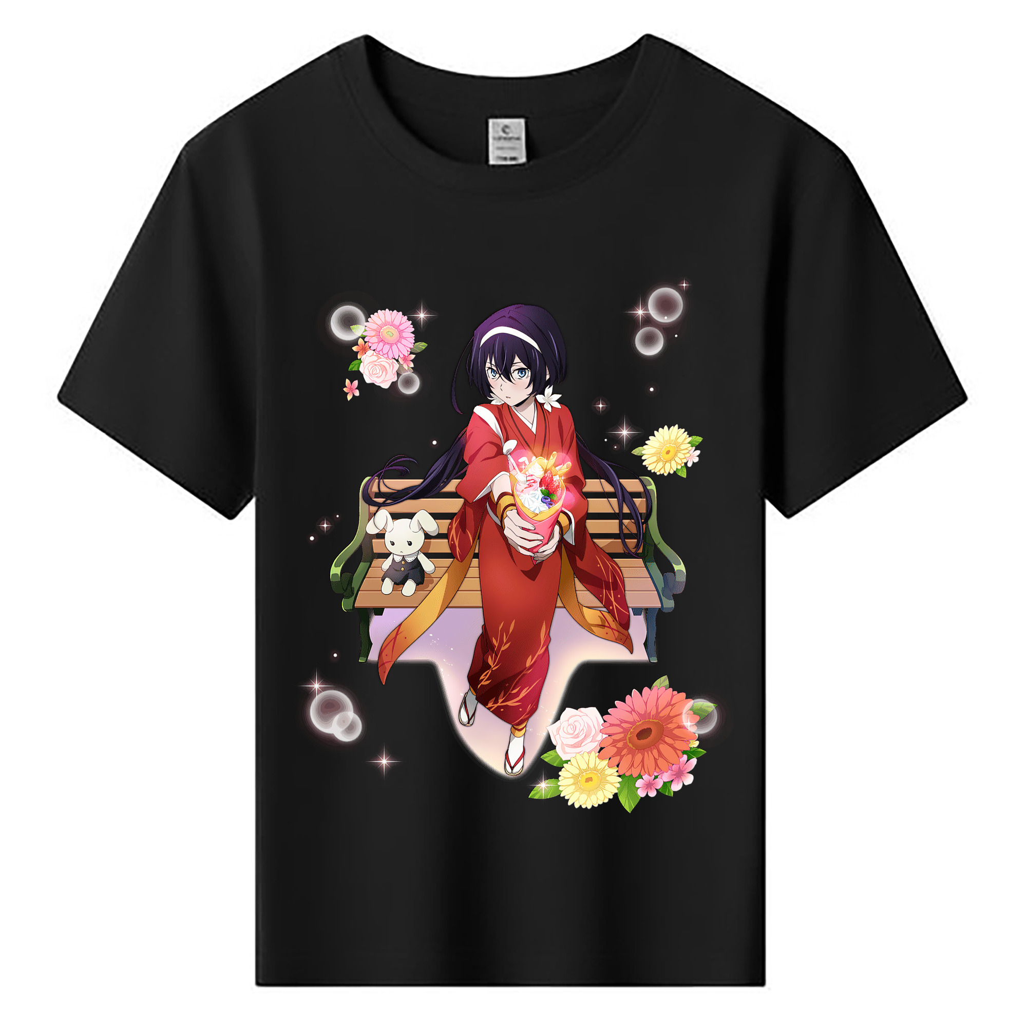 （画像用） 文豪ストレイドッグス Bungo Stray Dogs 綿100％キッズTシャツ（フロントプリント）