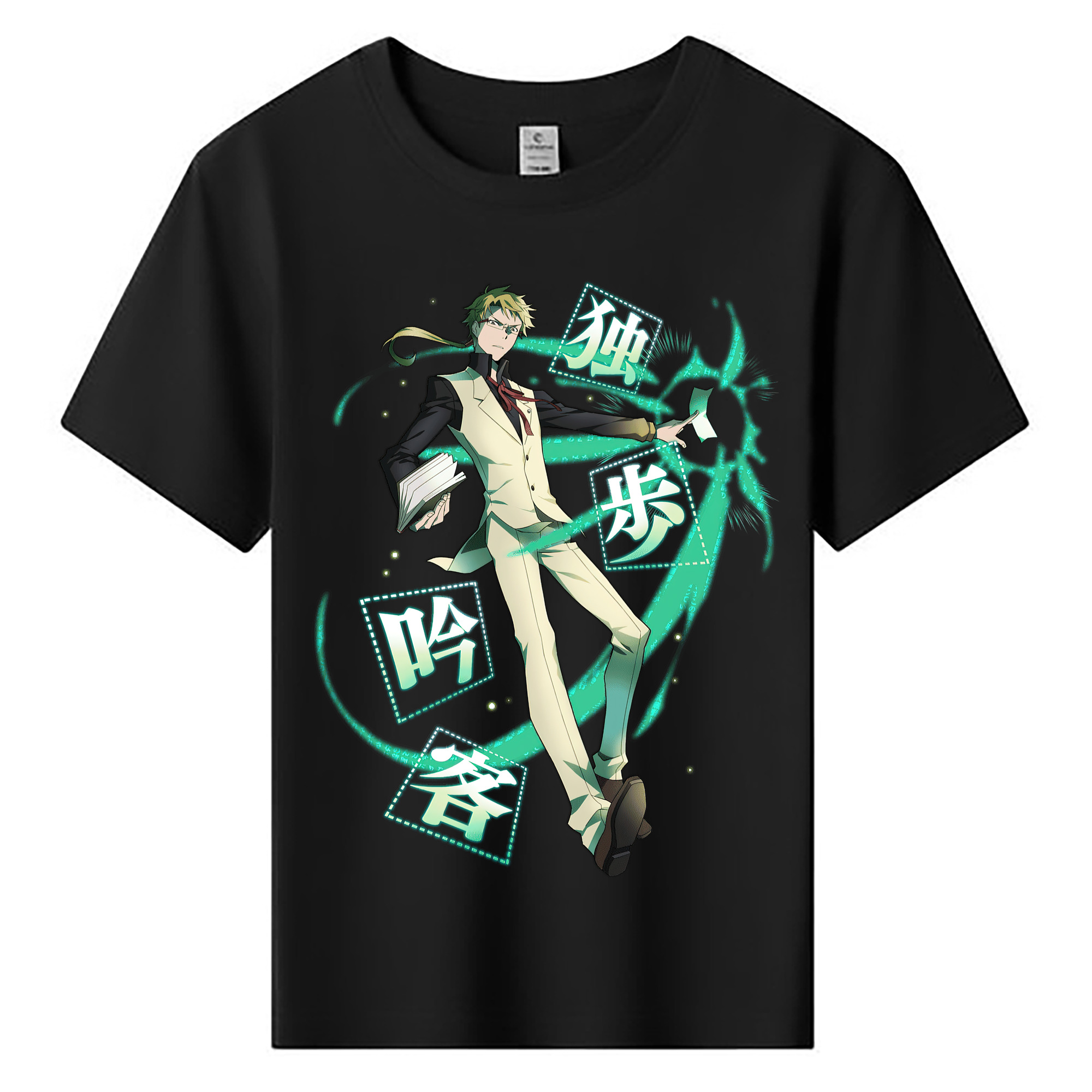 （画像用） 文豪ストレイドッグス Bungo Stray Dogs 綿100％キッズTシャツ（フロントプリント）