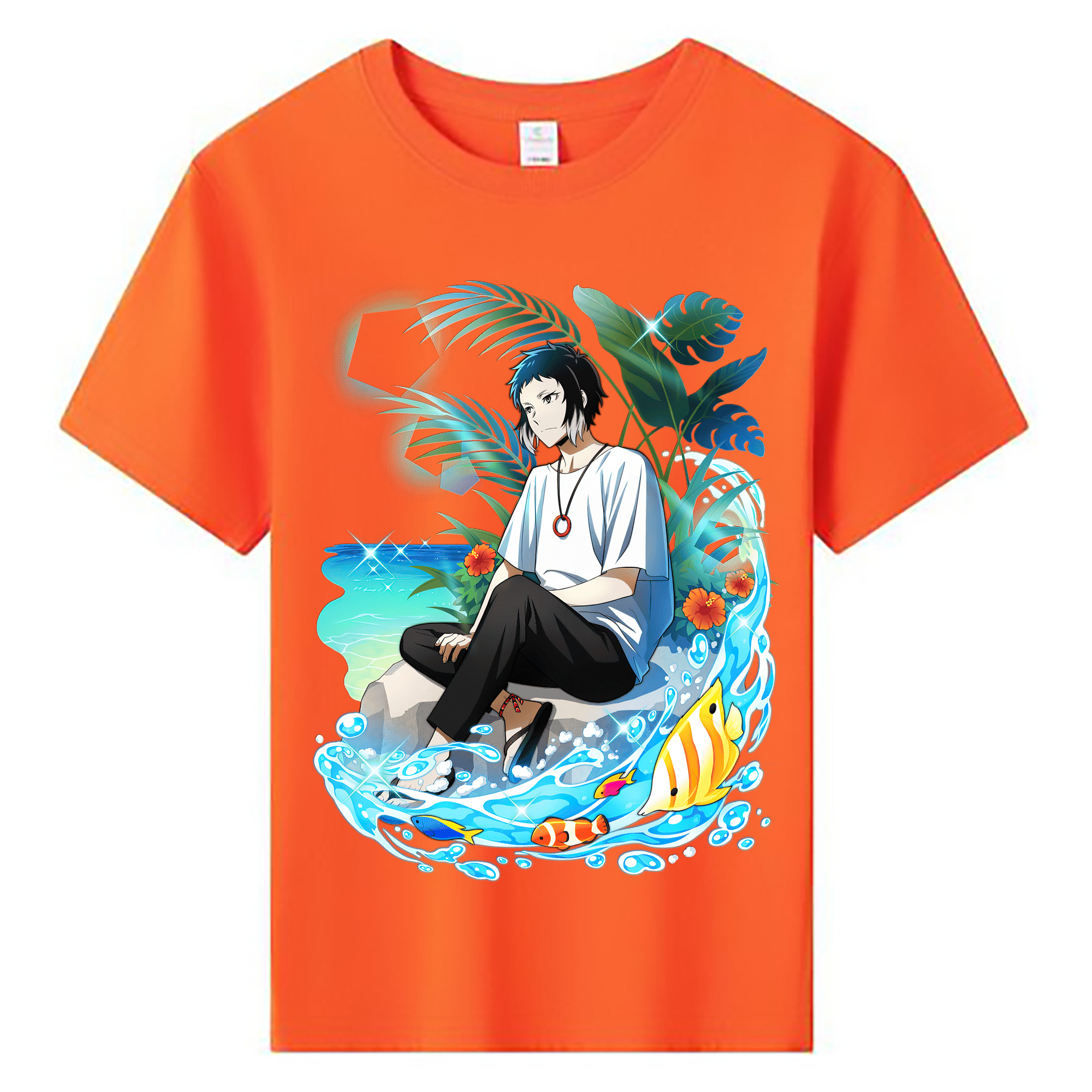 （画像用） 文豪ストレイドッグス Bungo Stray Dogs 綿100％キッズTシャツ（フロントプリント）