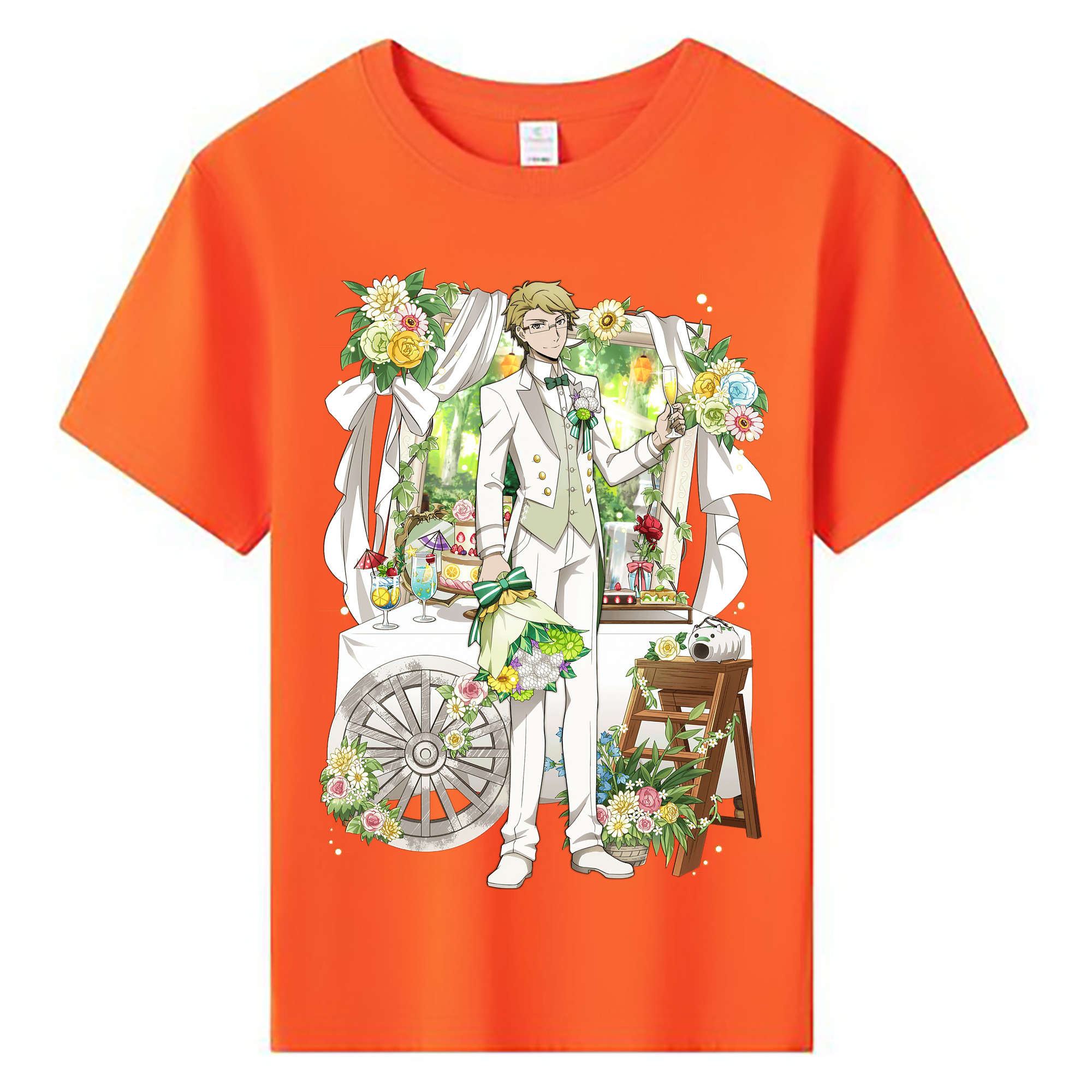（画像用） 文豪ストレイドッグス Bungo Stray Dogs 綿100％キッズTシャツ（フロントプリント）