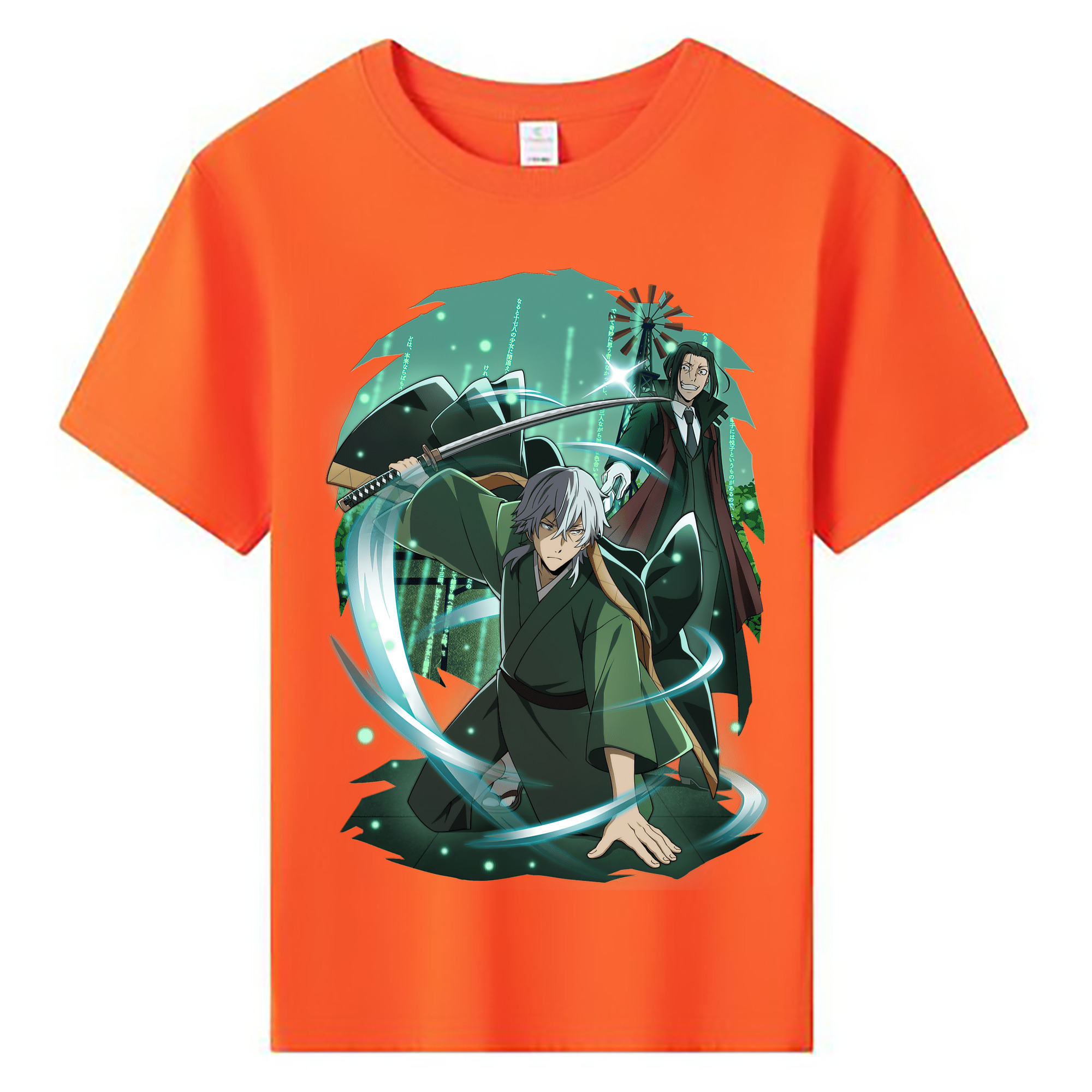 （画像用） 文豪ストレイドッグス Bungo Stray Dogs 綿100％キッズTシャツ（フロントプリント）