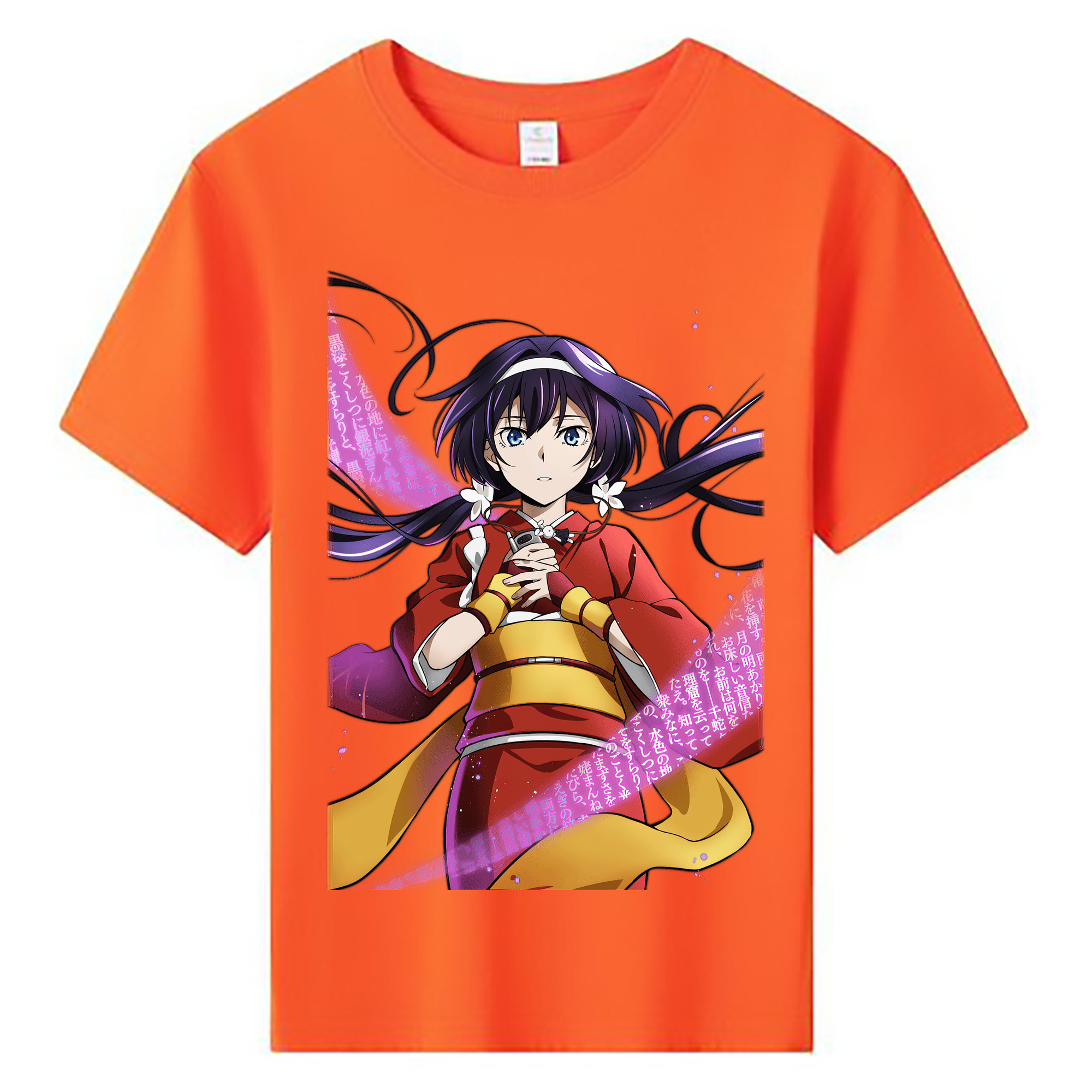 （画像用） 文豪ストレイドッグス Bungo Stray Dogs 綿100％キッズTシャツ（フロントプリント）