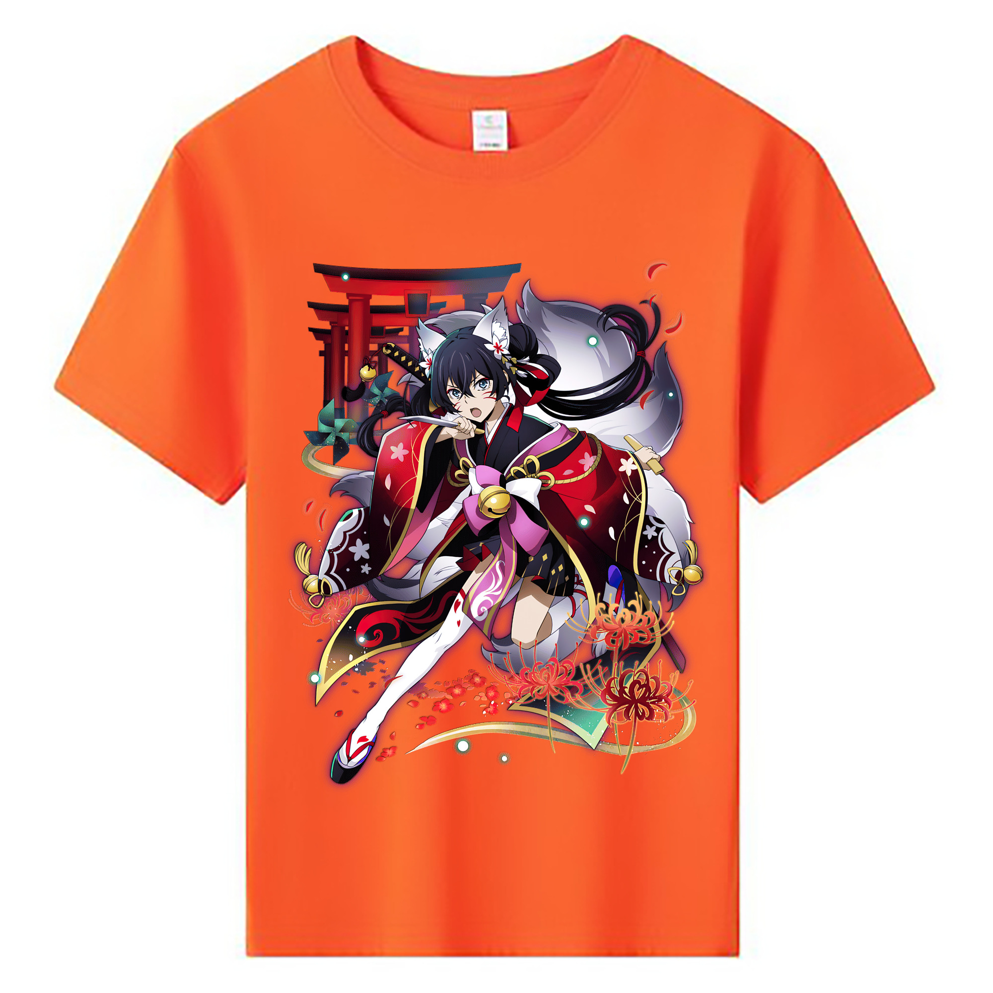 （画像用） 文豪ストレイドッグス Bungo Stray Dogs 綿100％キッズTシャツ（フロントプリント）
