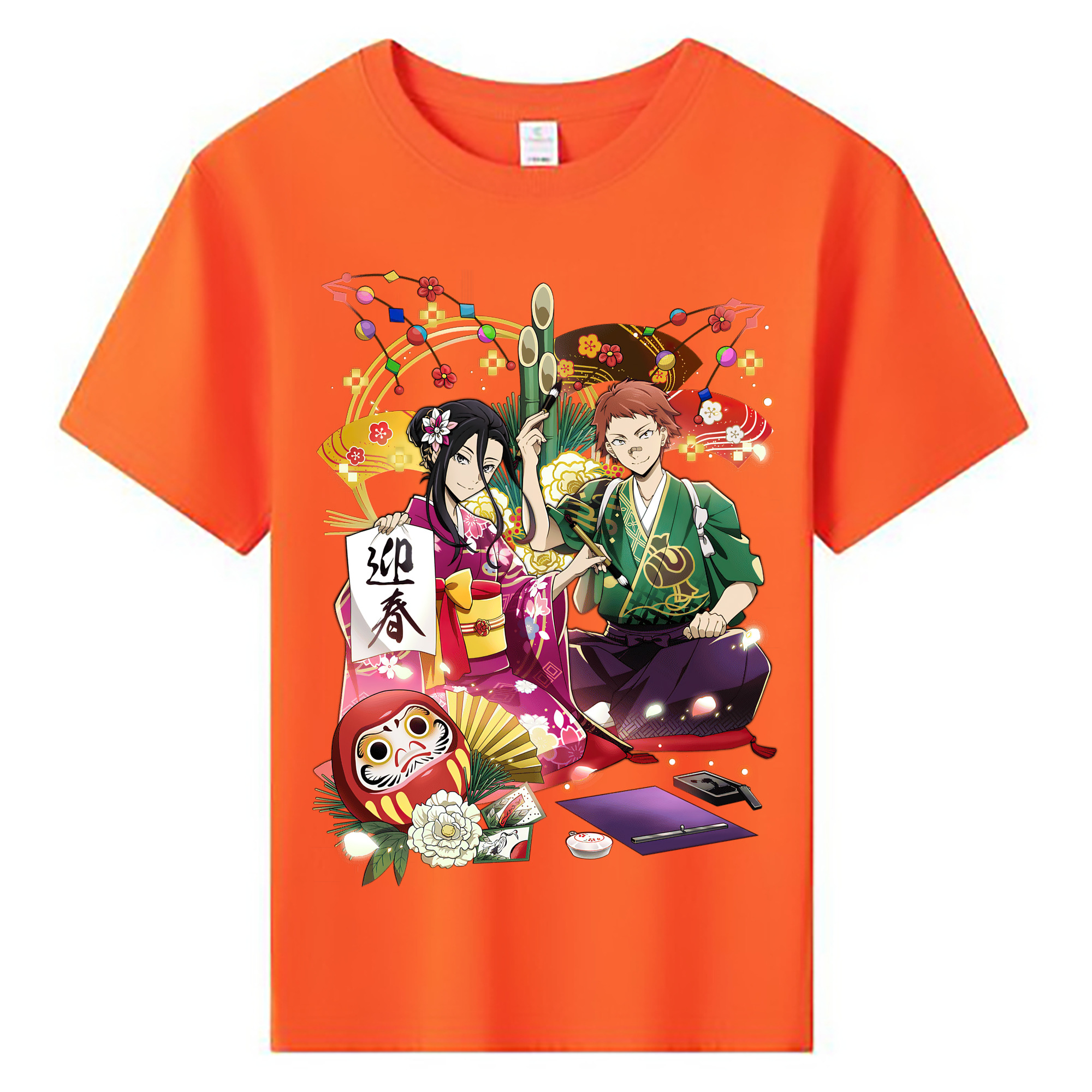 （画像用） 文豪ストレイドッグス Bungo Stray Dogs 綿100％キッズTシャツ（フロントプリント）
