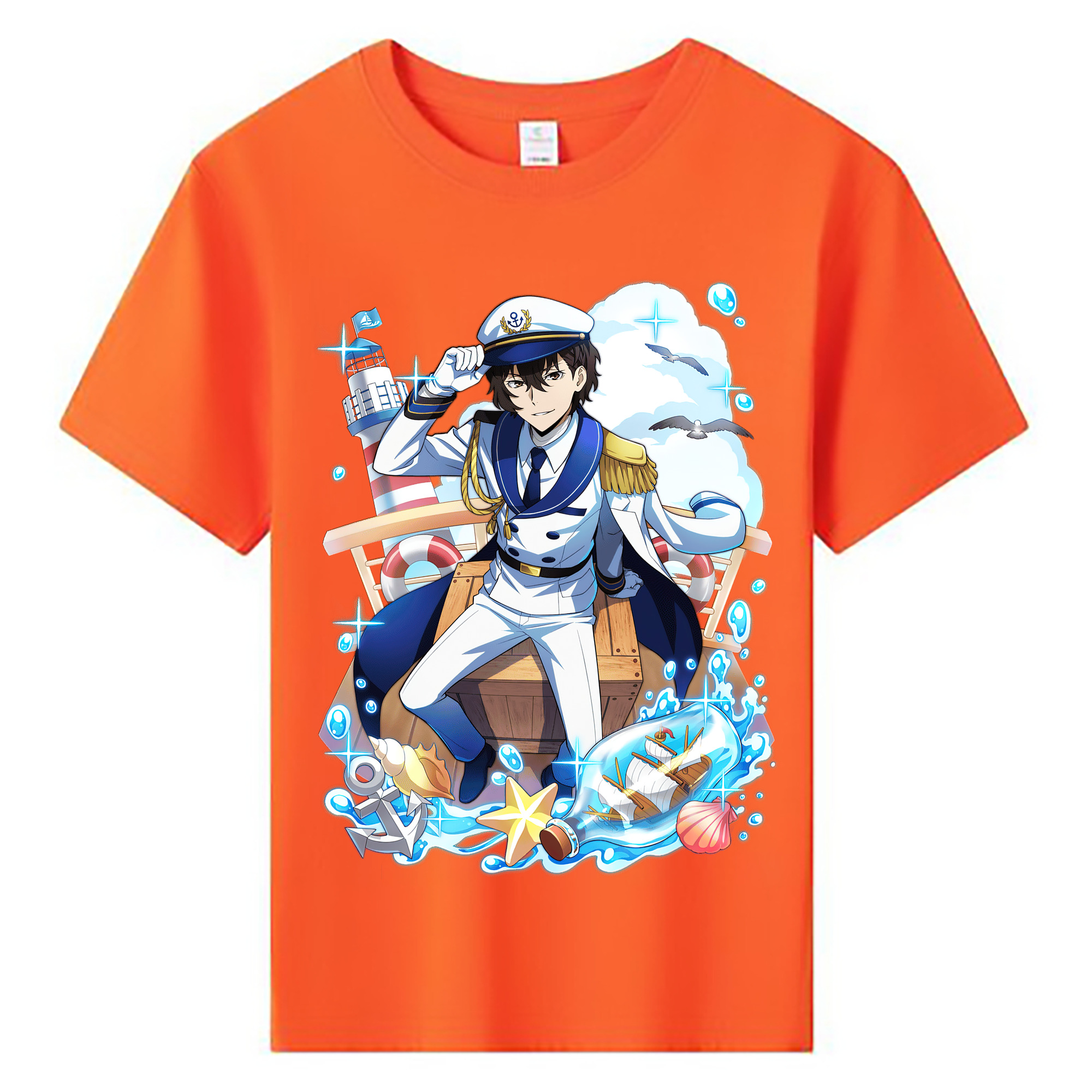 （画像用） 文豪ストレイドッグス Bungo Stray Dogs 綿100％キッズTシャツ（フロントプリント）