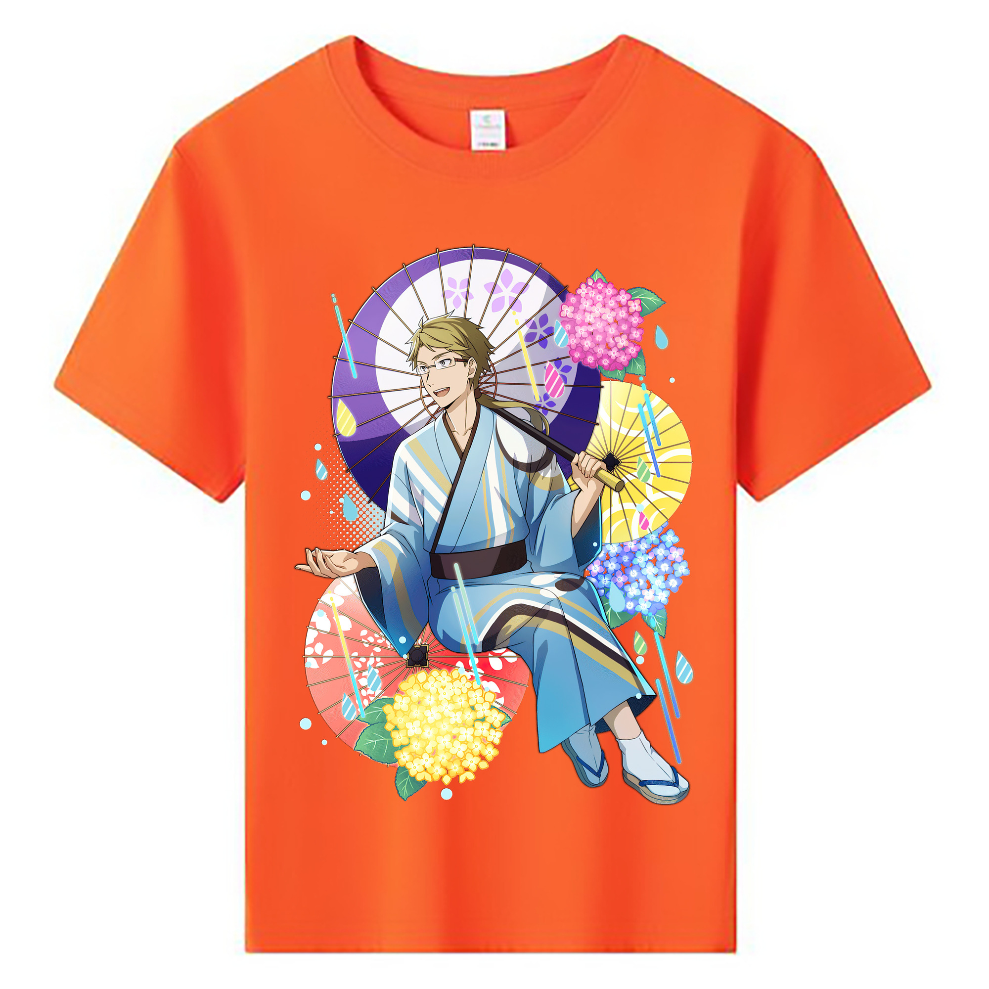 （画像用） 文豪ストレイドッグス Bungo Stray Dogs 綿100％キッズTシャツ（フロントプリント）