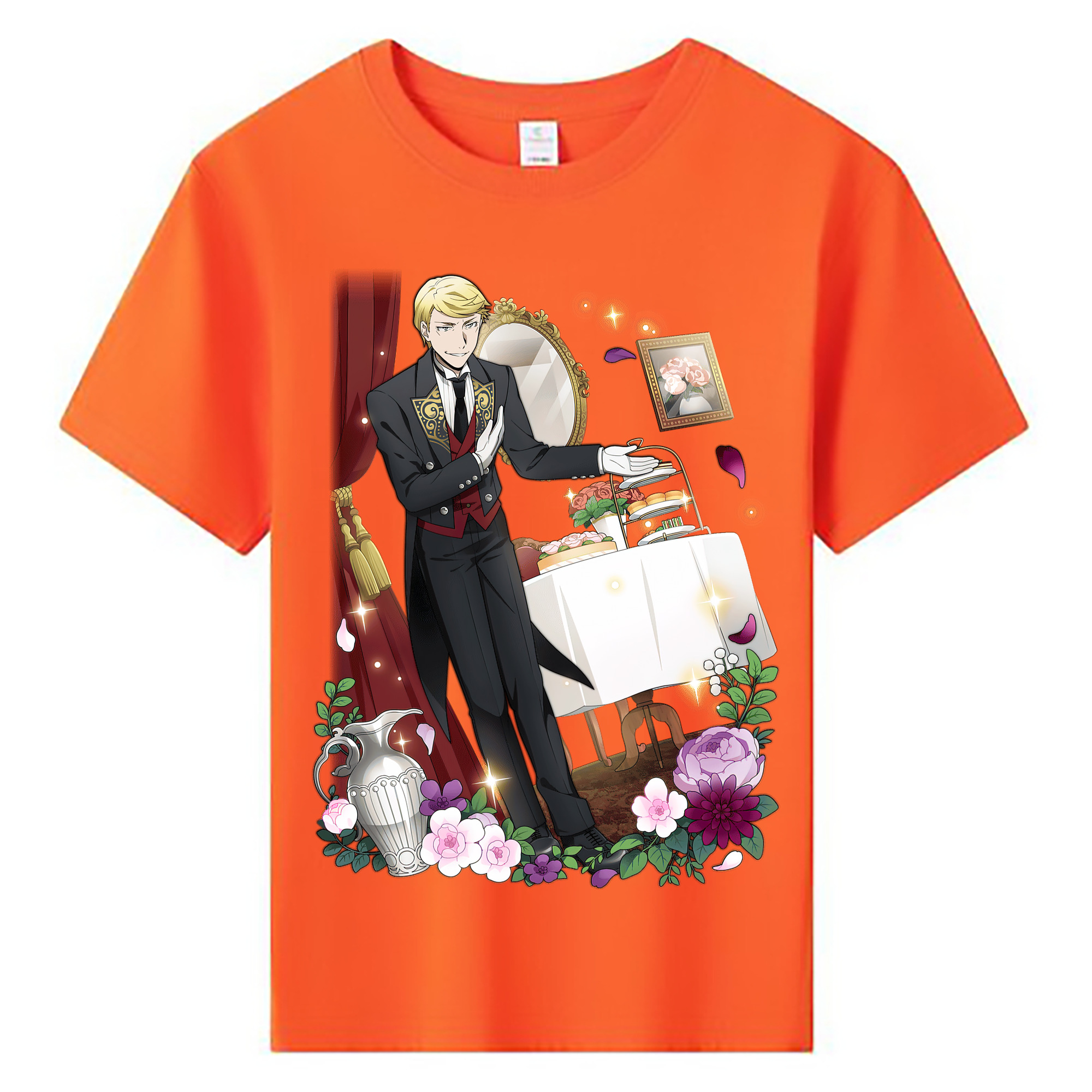（画像用） 文豪ストレイドッグス Bungo Stray Dogs 綿100％キッズTシャツ（フロントプリント）