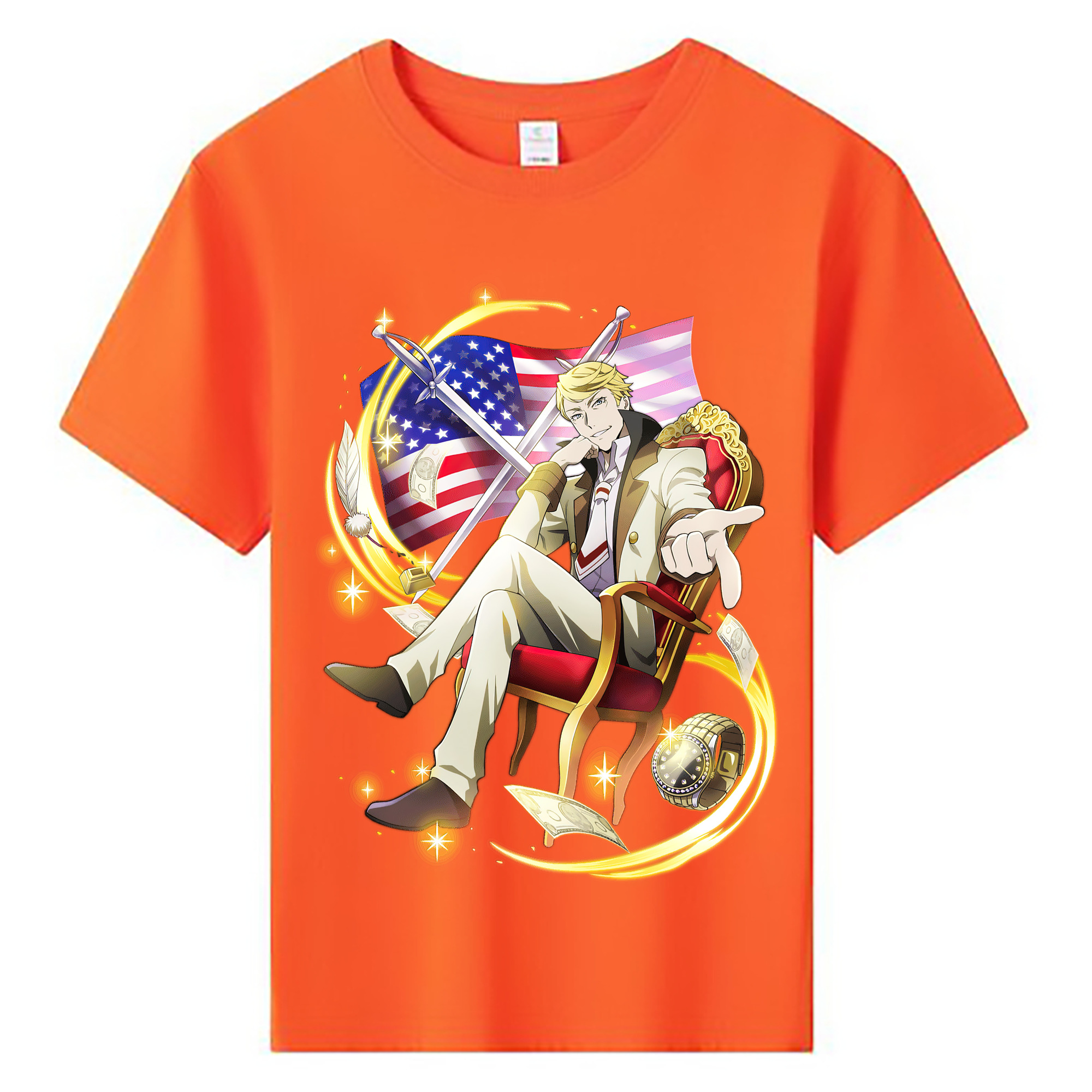 （画像用） 文豪ストレイドッグス Bungo Stray Dogs 綿100％キッズTシャツ（フロントプリント）