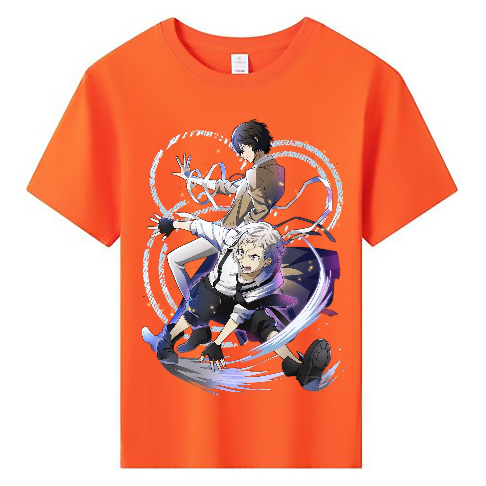 （画像用） 文豪ストレイドッグス Bungo Stray Dogs 綿100％キッズTシャツ（フロントプリント）