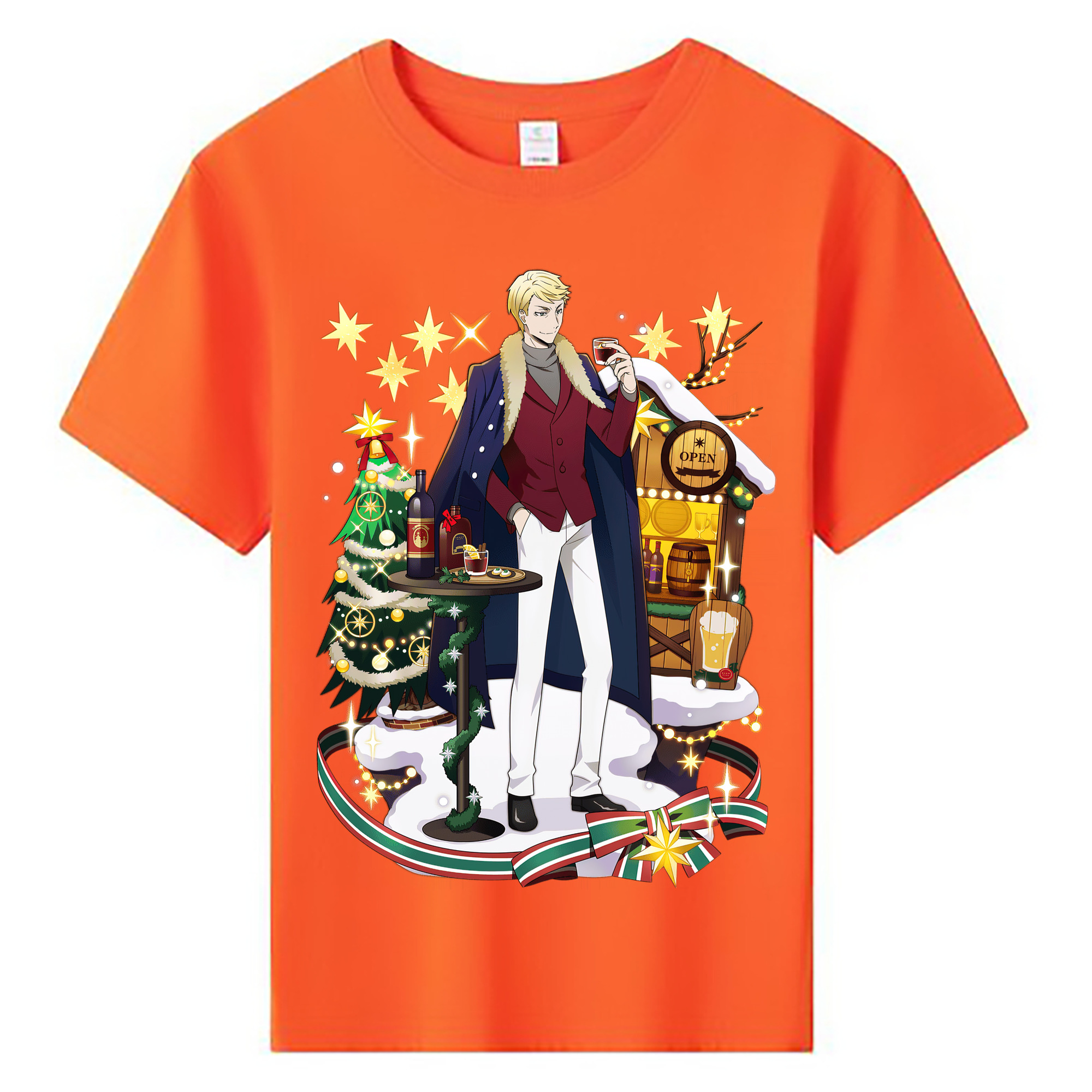 （画像用） 文豪ストレイドッグス Bungo Stray Dogs 綿100％キッズTシャツ（フロントプリント）