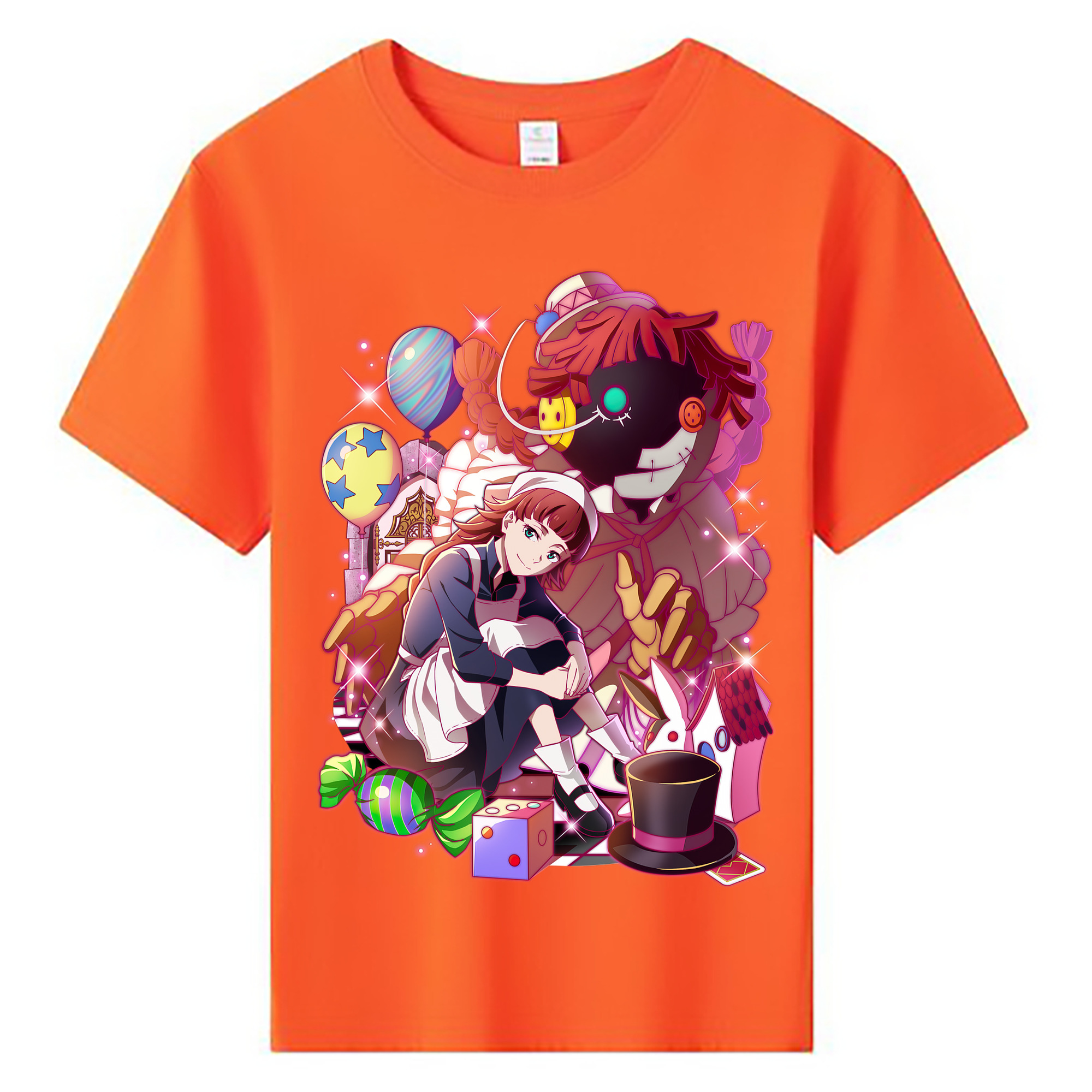 （画像用） 文豪ストレイドッグス Bungo Stray Dogs 綿100％キッズTシャツ（フロントプリント）