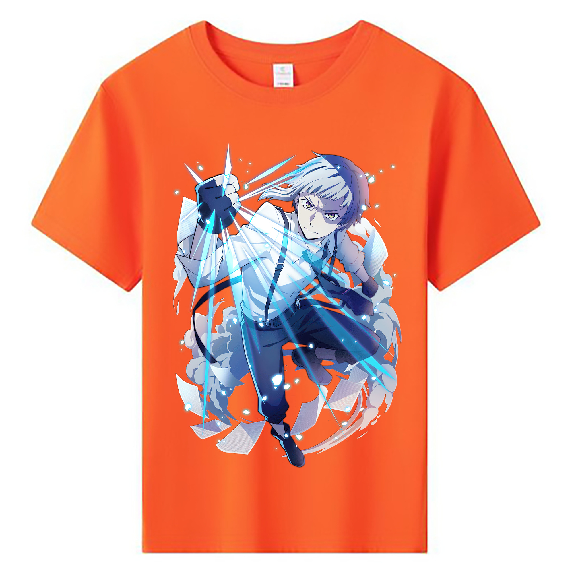 （画像用） 文豪ストレイドッグス Bungo Stray Dogs 綿100％キッズTシャツ（フロントプリント）