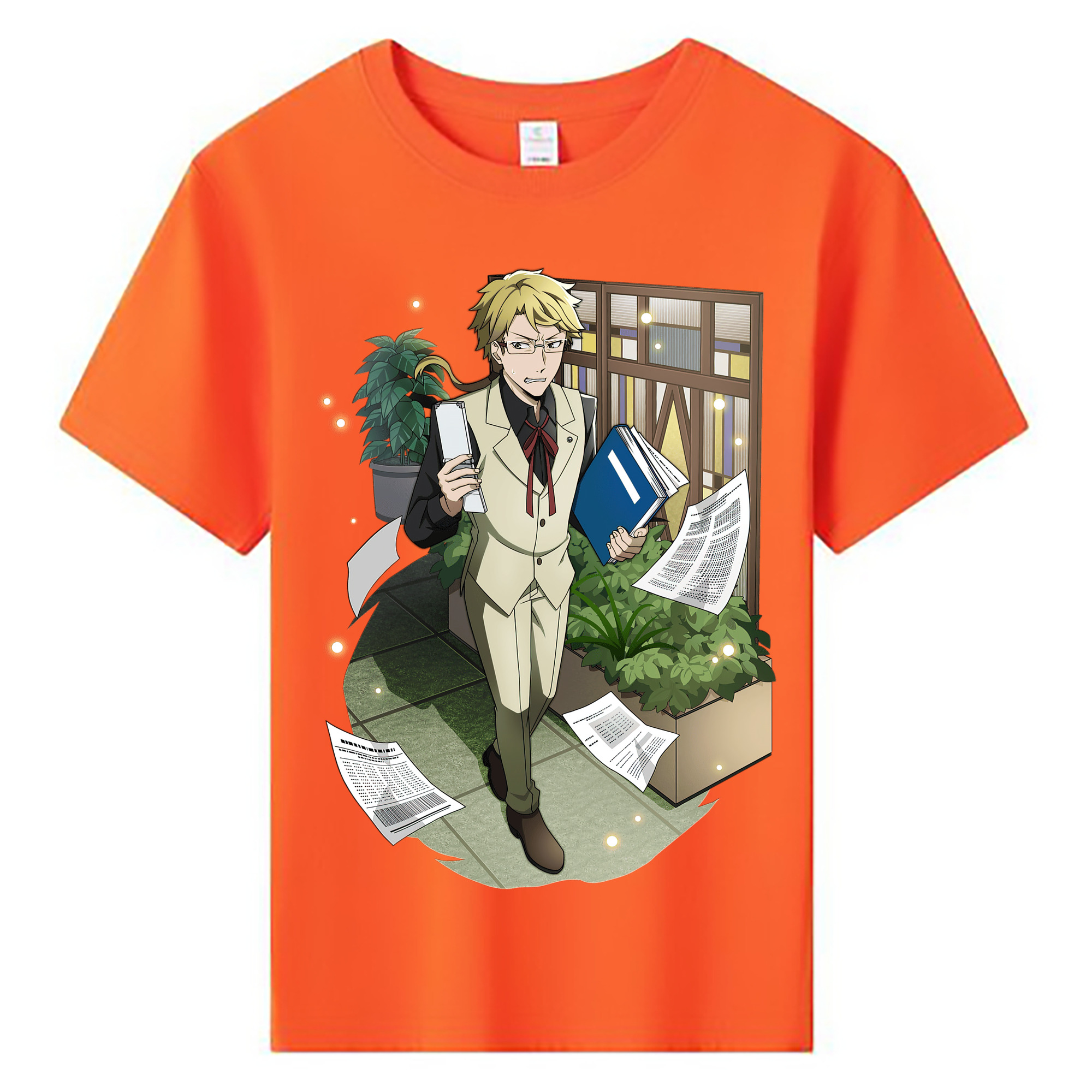 （画像用） 文豪ストレイドッグス Bungo Stray Dogs 綿100％キッズTシャツ（フロントプリント）