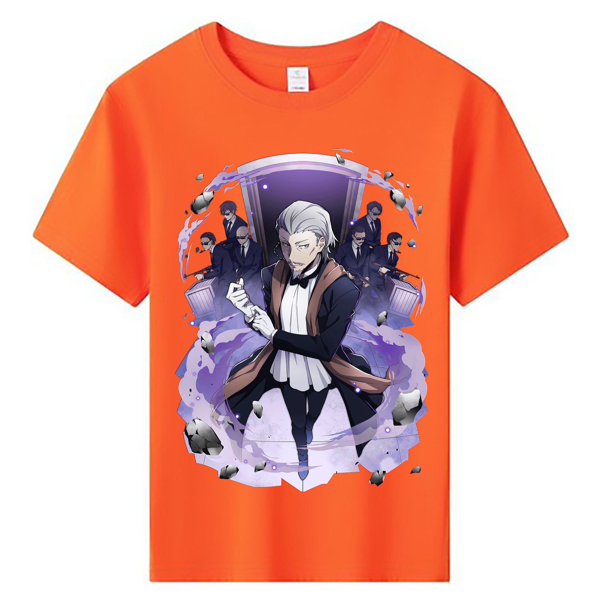 （画像用） 文豪ストレイドッグス Bungo Stray Dogs 綿100％キッズTシャツ（フロントプリント）