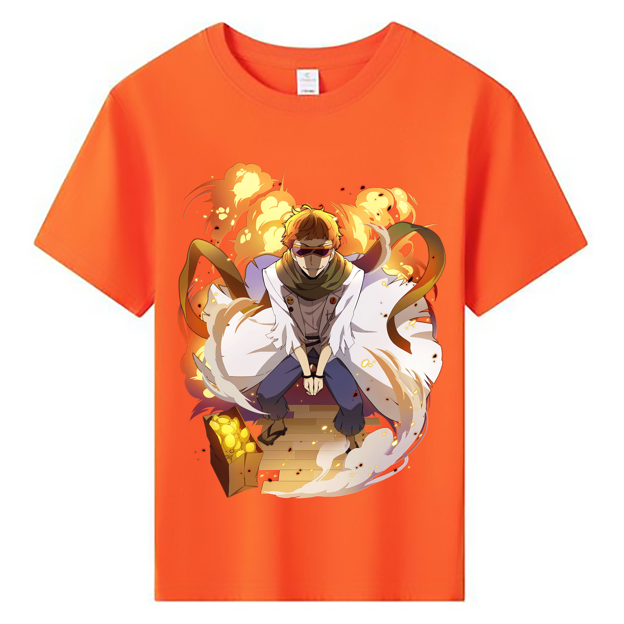 （画像用） 文豪ストレイドッグス Bungo Stray Dogs 綿100％キッズTシャツ（フロントプリント）