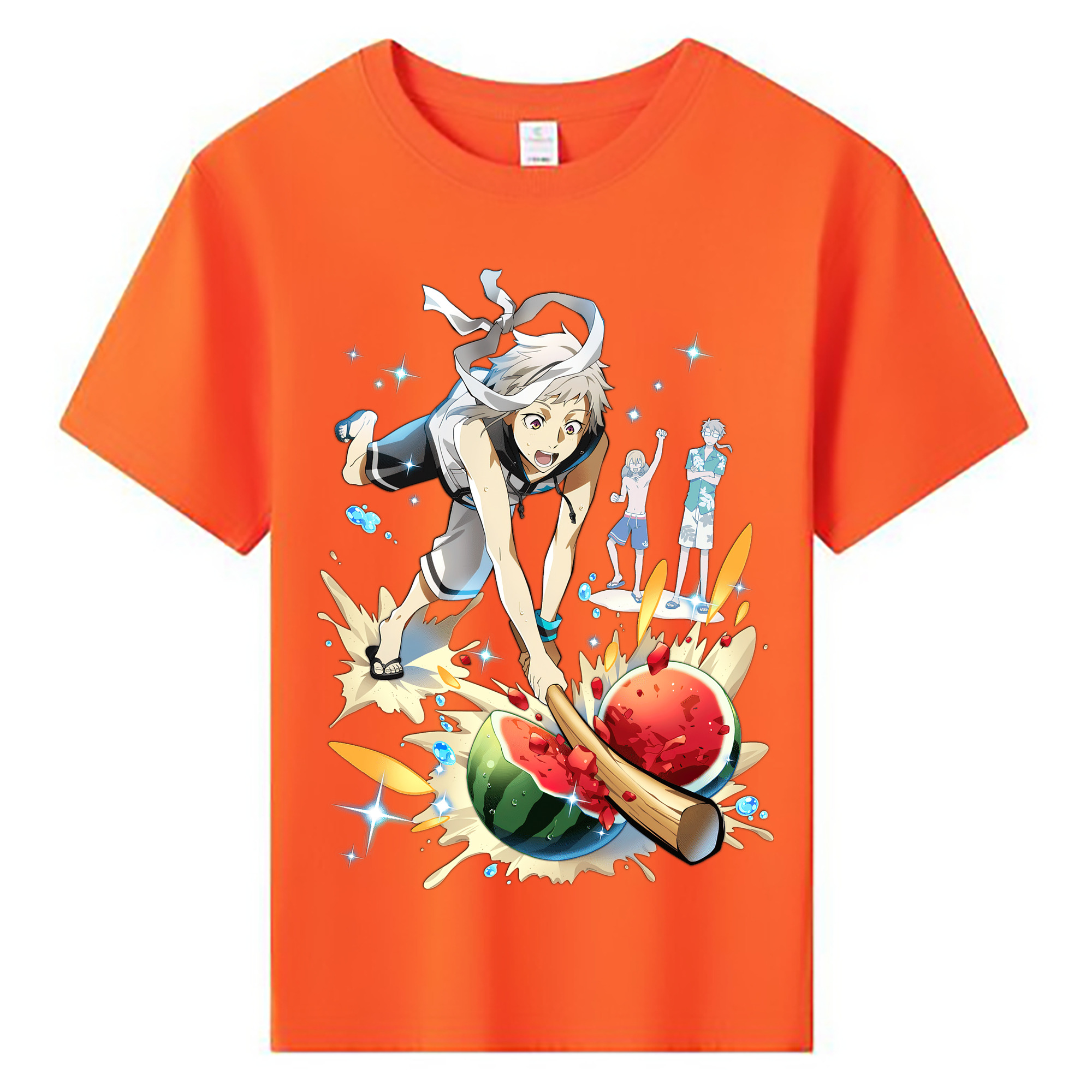 （画像用） 文豪ストレイドッグス Bungo Stray Dogs 綿100％キッズTシャツ（フロントプリント）