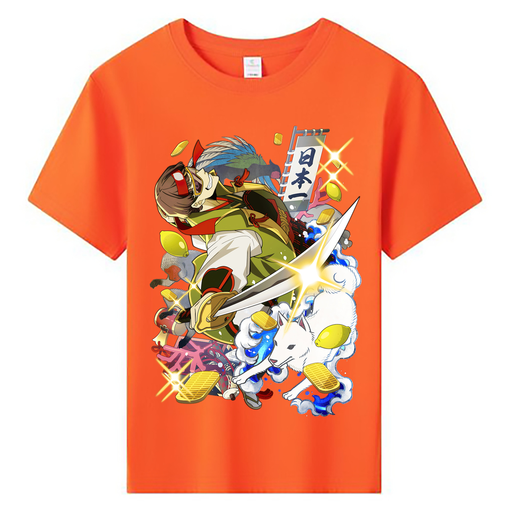 （画像用） 文豪ストレイドッグス Bungo Stray Dogs 綿100％キッズTシャツ（フロントプリント）