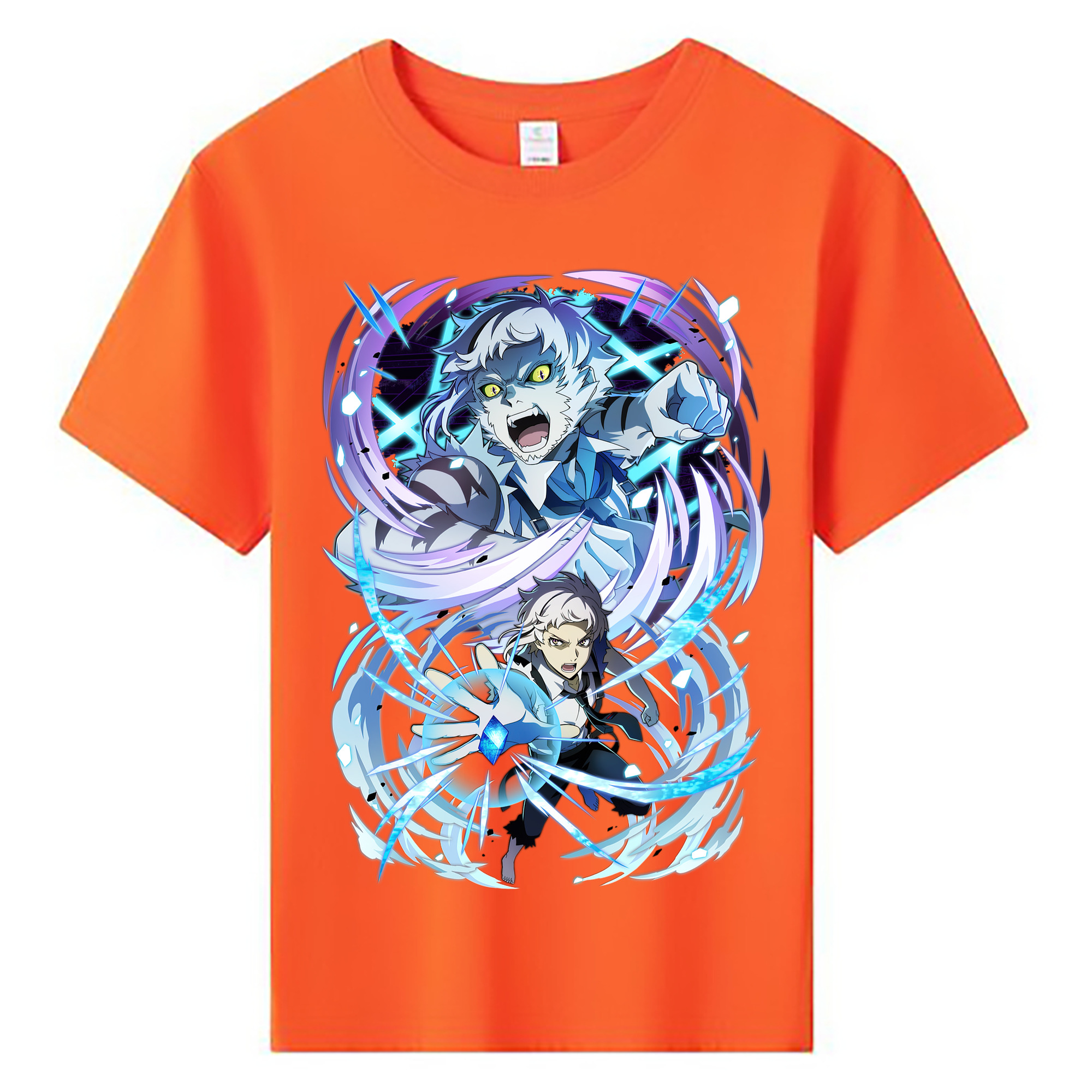 （画像用） 文豪ストレイドッグス Bungo Stray Dogs 綿100％キッズTシャツ（フロントプリント）