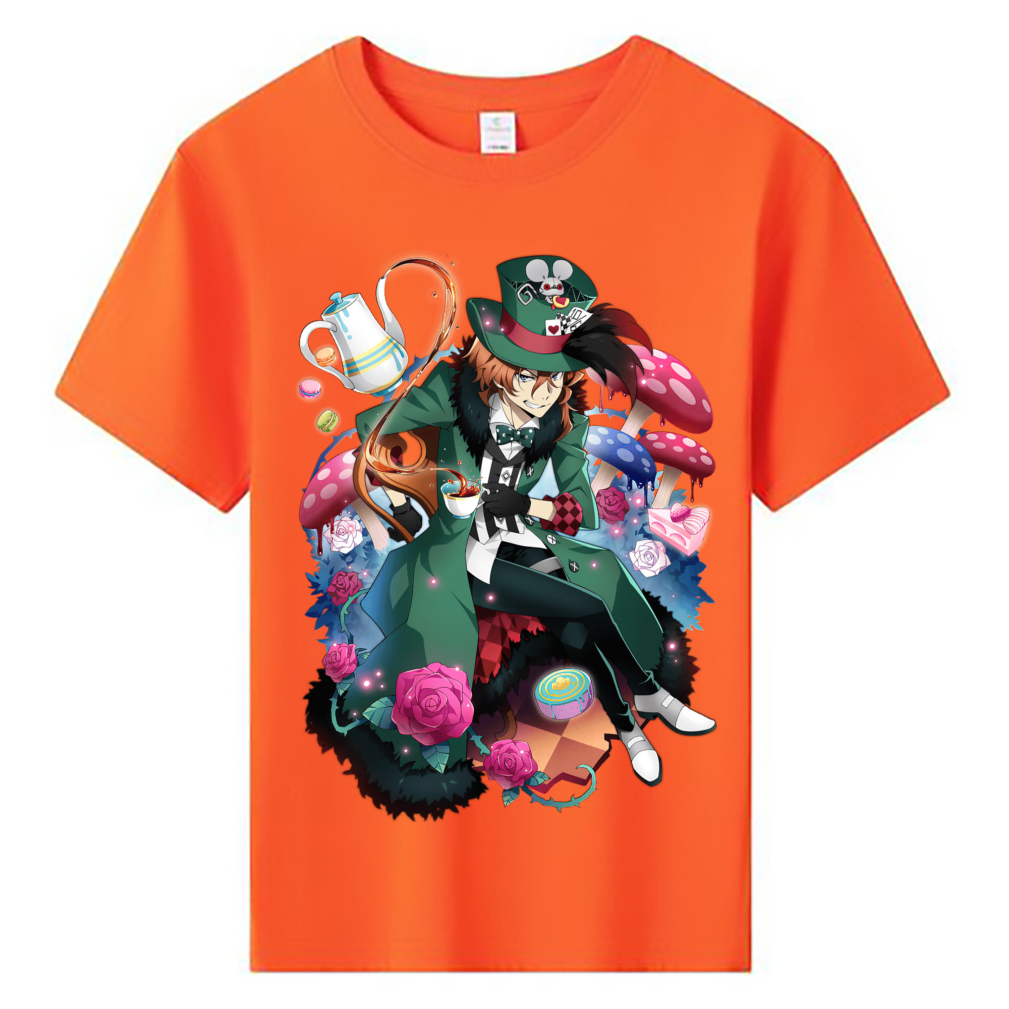 （画像用） 文豪ストレイドッグス Bungo Stray Dogs 綿100％キッズTシャツ（フロントプリント）