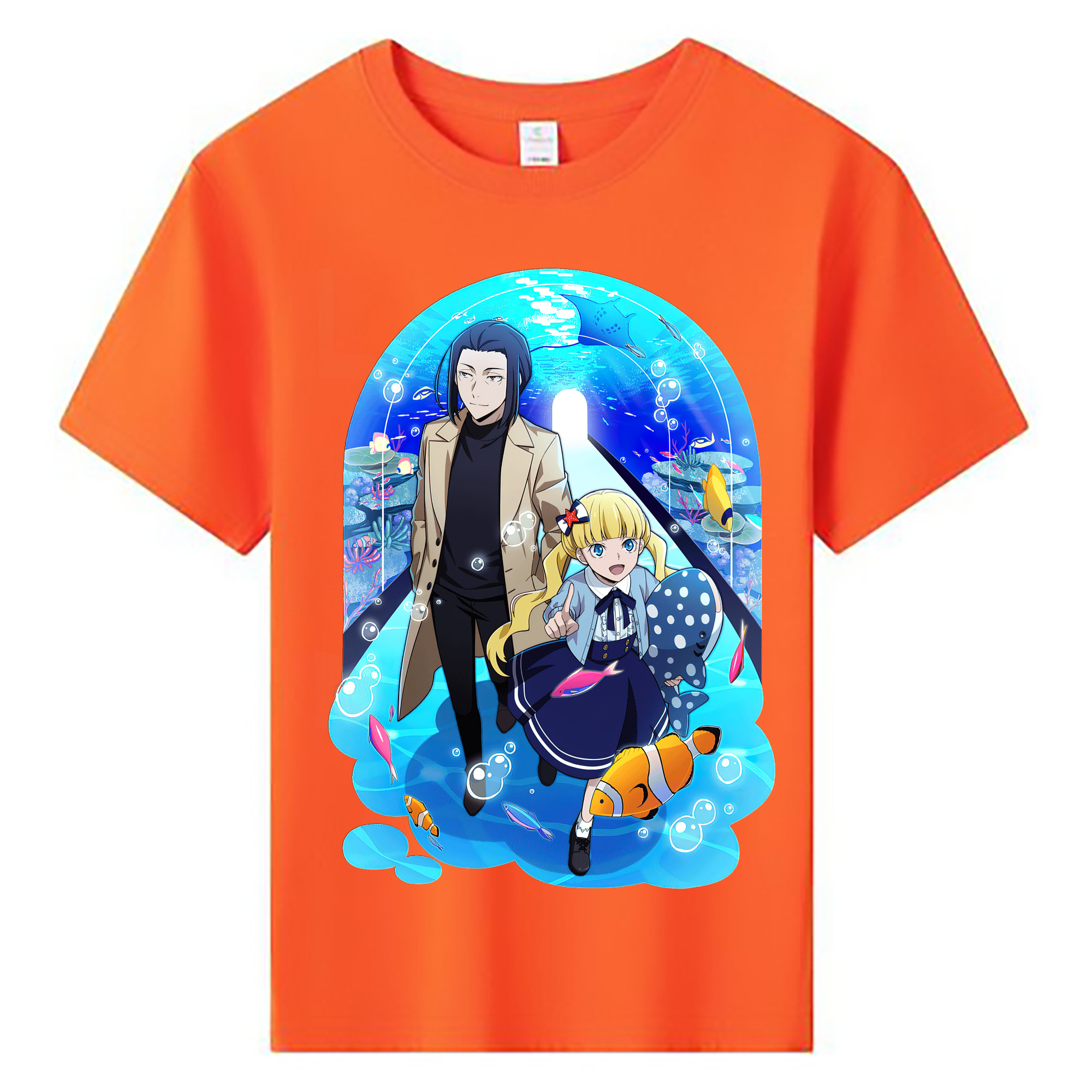 文豪ストレイドッグス Bungo Stray Dogs 綿100％キッズTシャツ（フロントプリント）