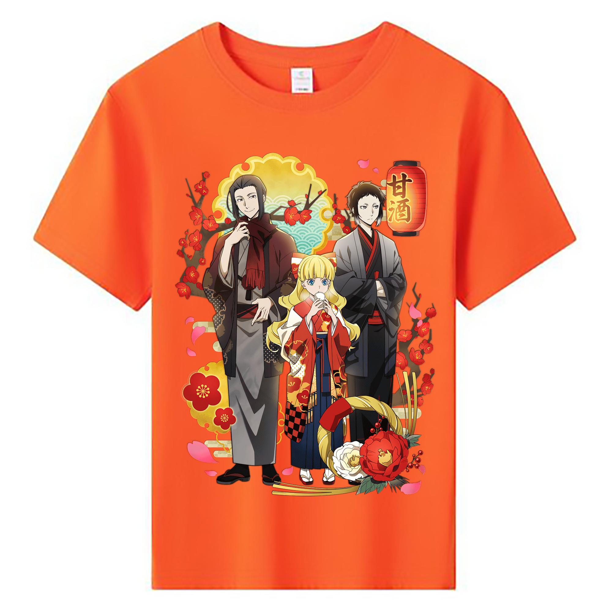 （画像用） 文豪ストレイドッグス Bungo Stray Dogs 綿100％キッズTシャツ（フロントプリント）