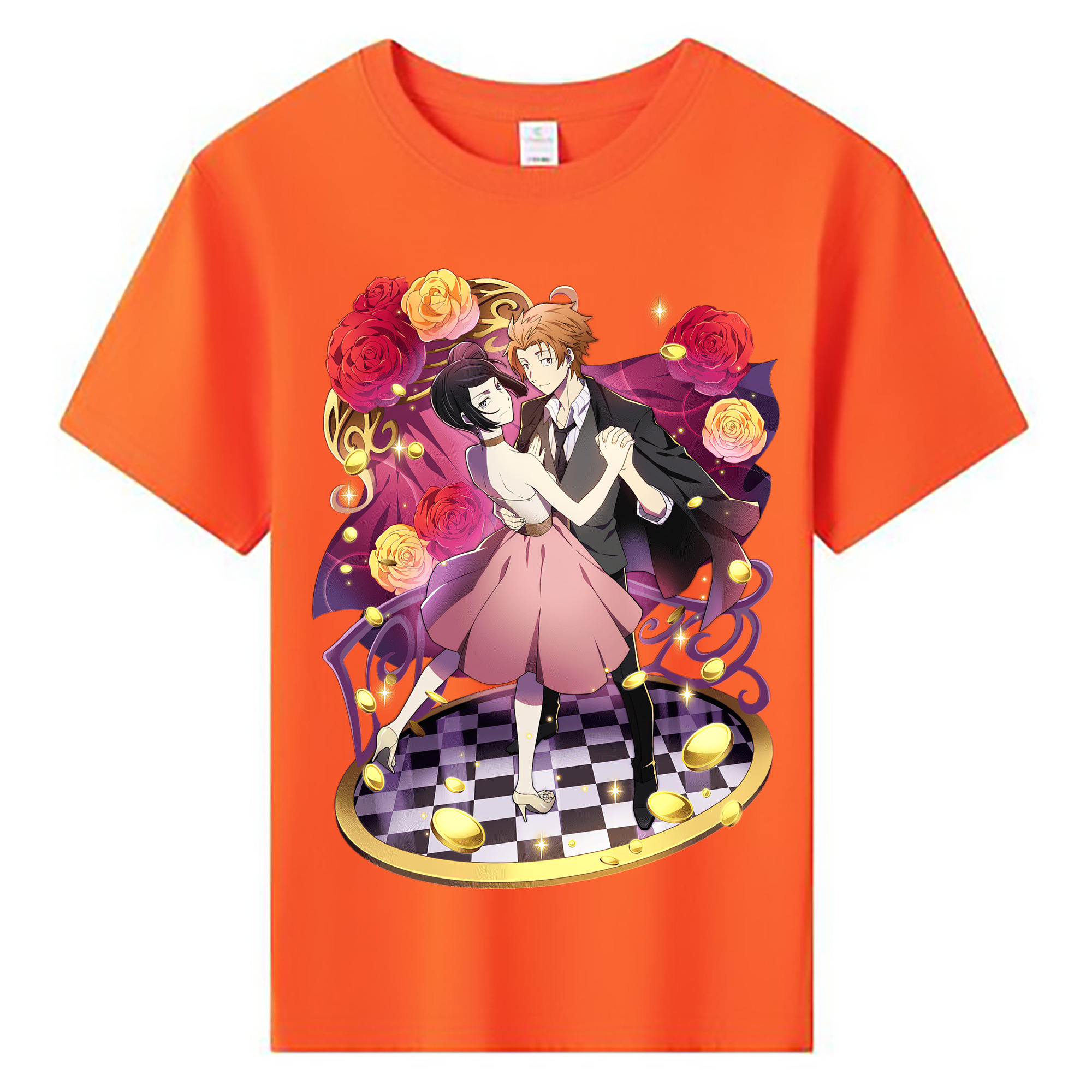 （画像用） 文豪ストレイドッグス Bungo Stray Dogs 綿100％キッズTシャツ（フロントプリント）