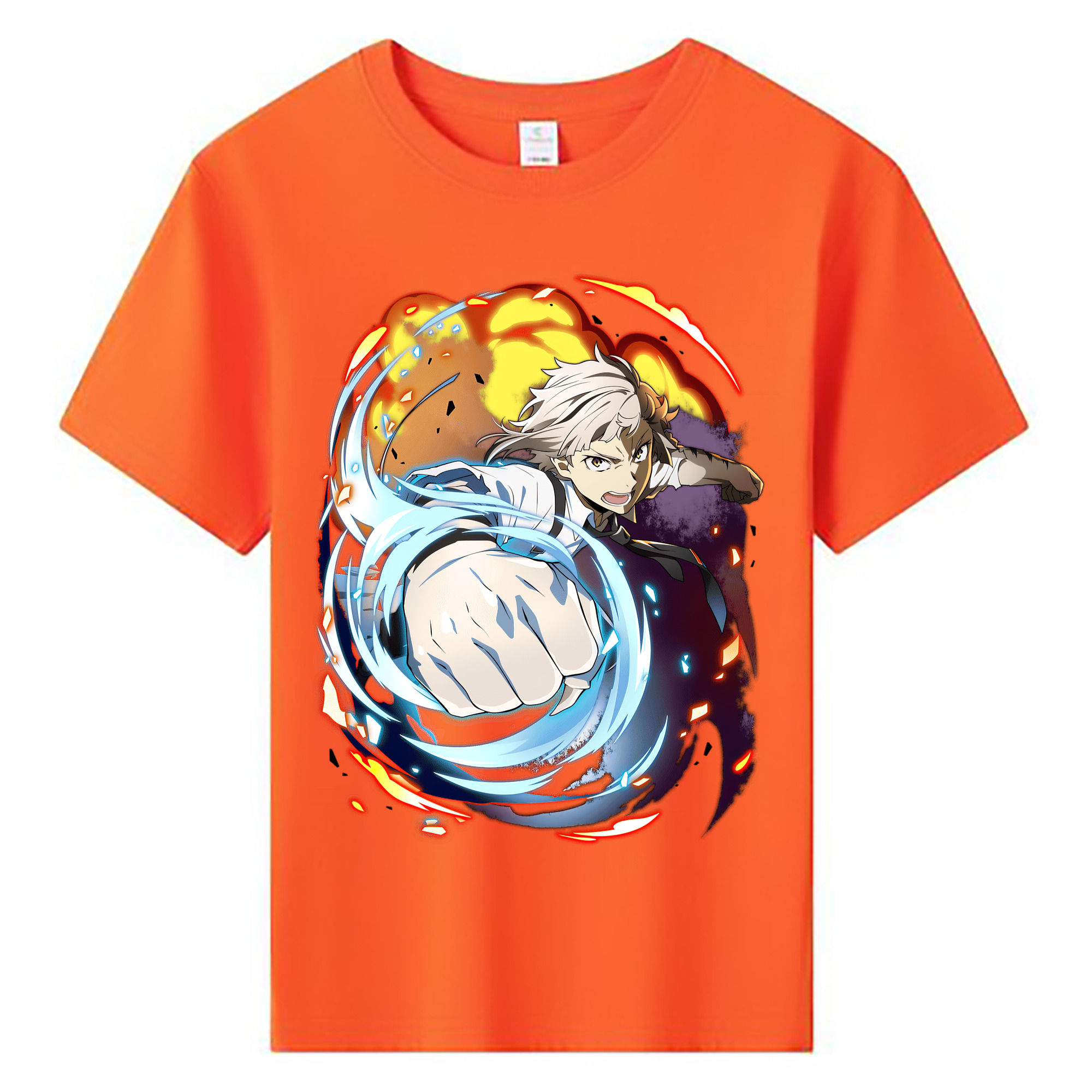 （画像用） 文豪ストレイドッグス Bungo Stray Dogs 綿100％キッズTシャツ（フロントプリント）
