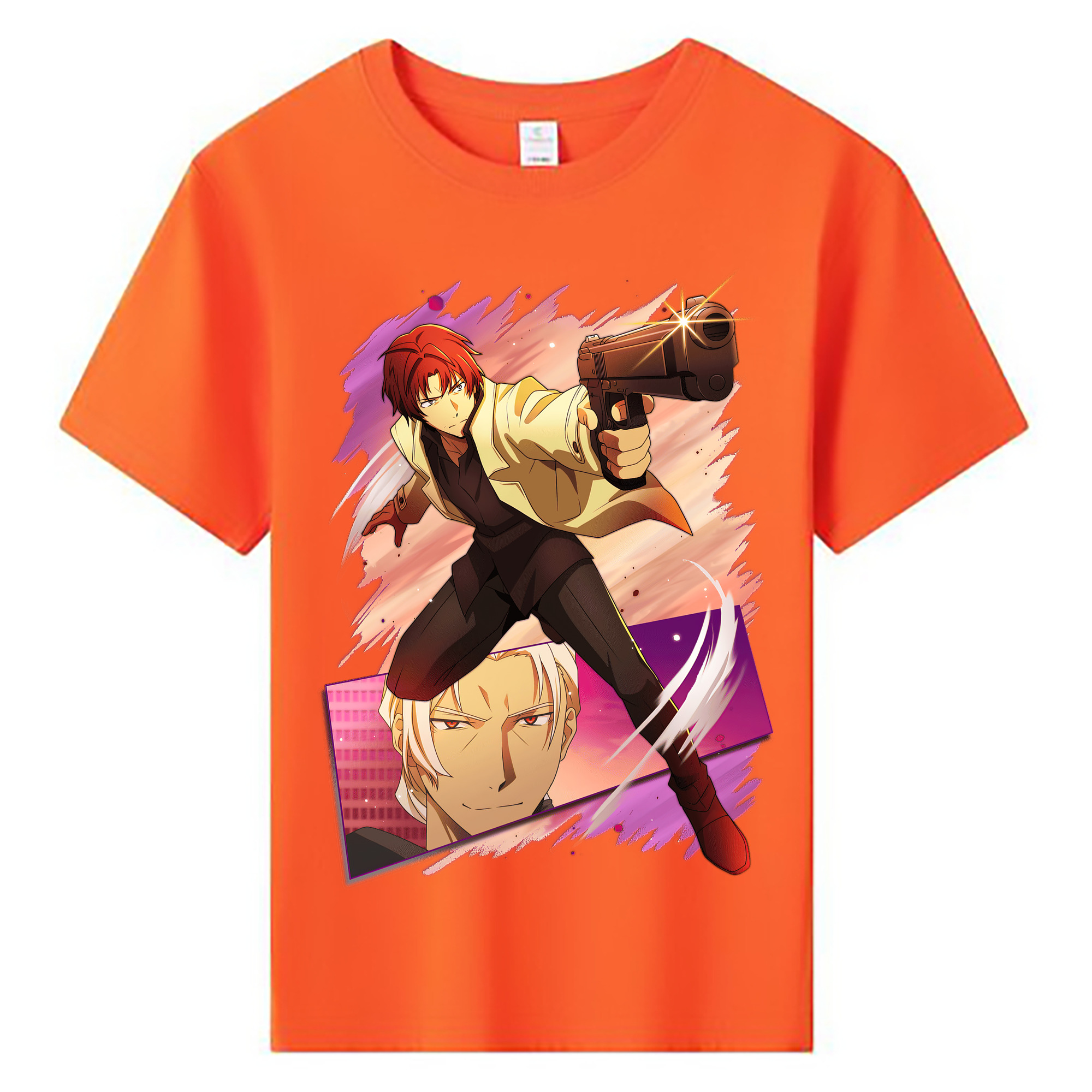 （画像用） 文豪ストレイドッグス Bungo Stray Dogs 綿100％キッズTシャツ（フロントプリント）