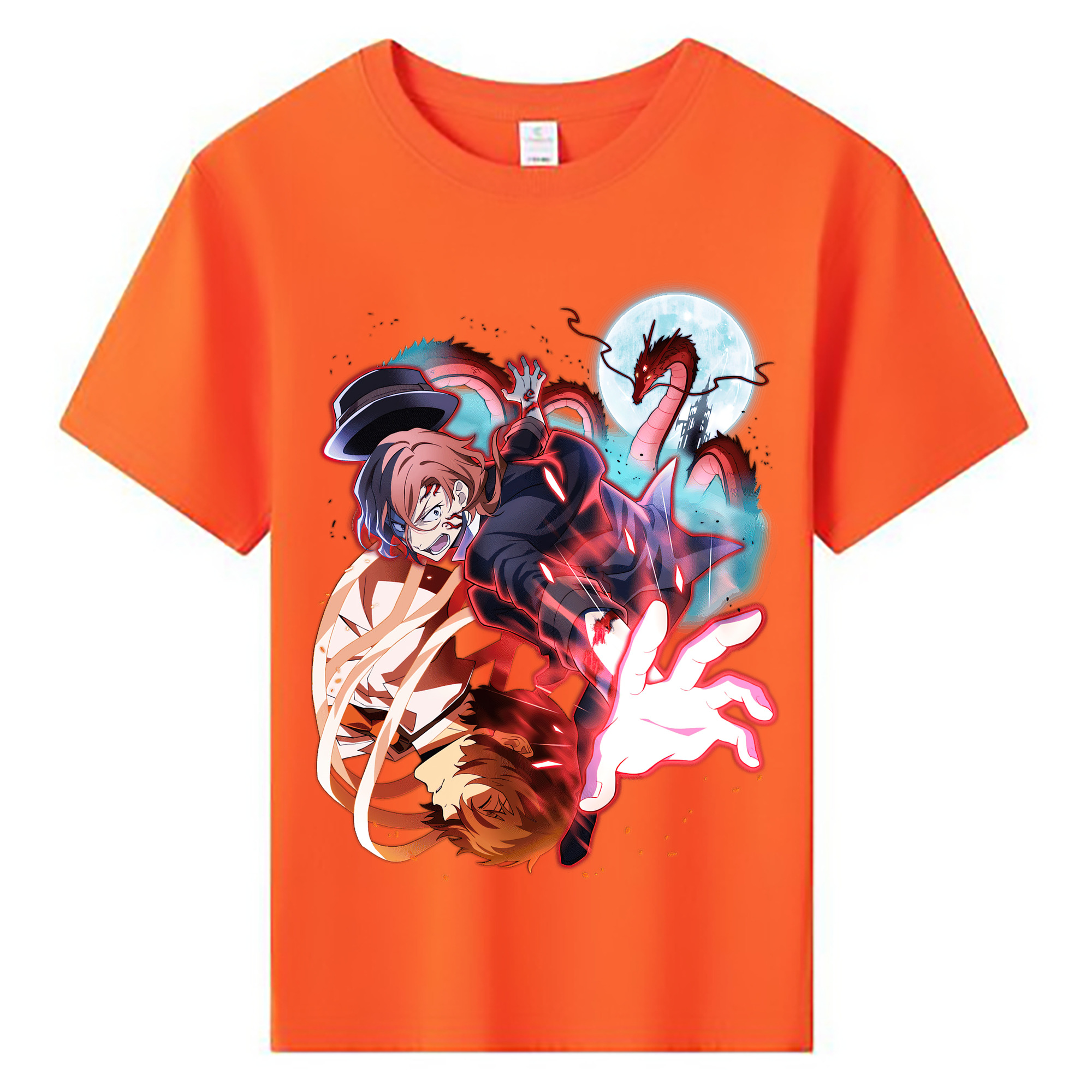 （画像用） 文豪ストレイドッグス Bungo Stray Dogs 綿100％キッズTシャツ（フロントプリント）