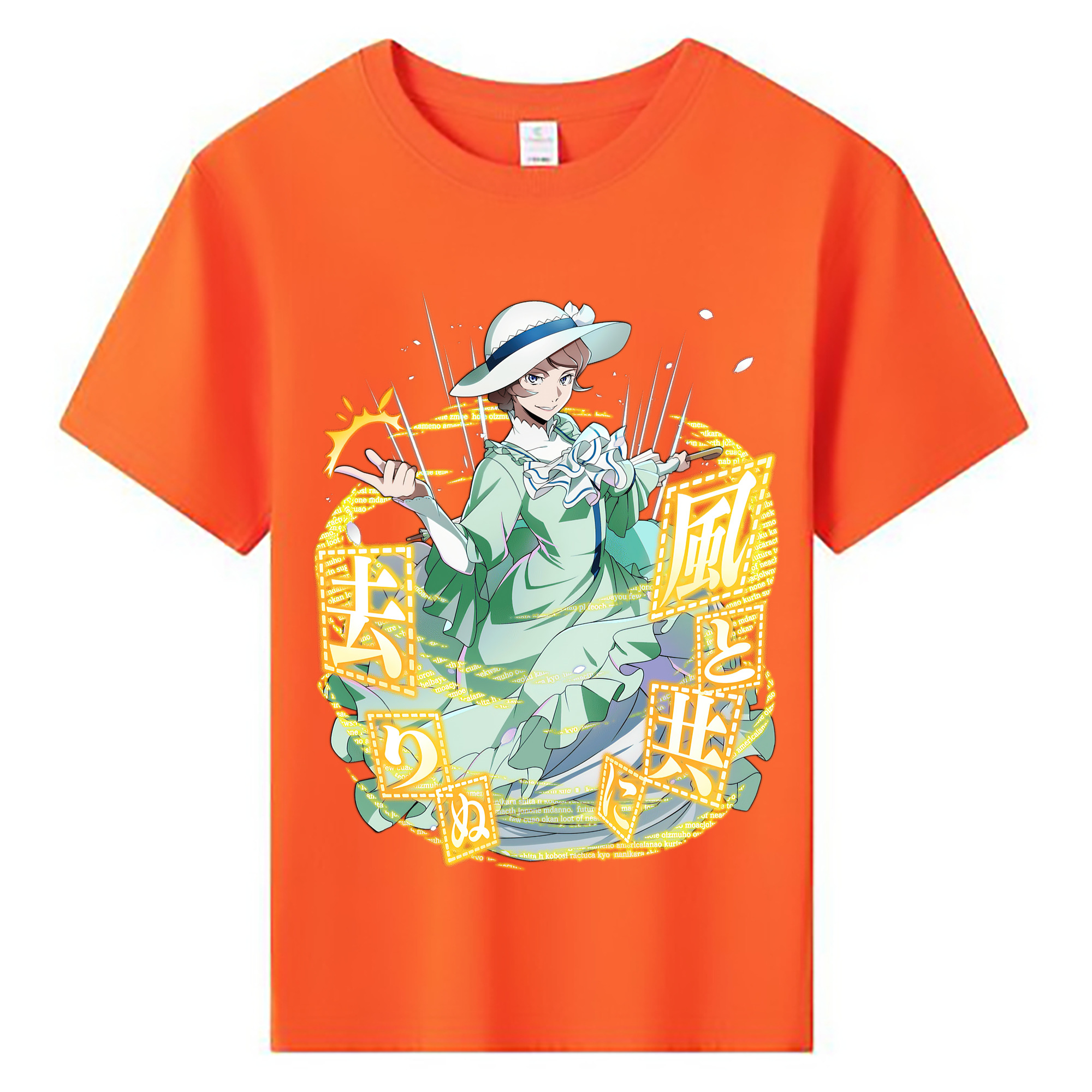 （画像用） 文豪ストレイドッグス Bungo Stray Dogs 綿100％キッズTシャツ（フロントプリント）
