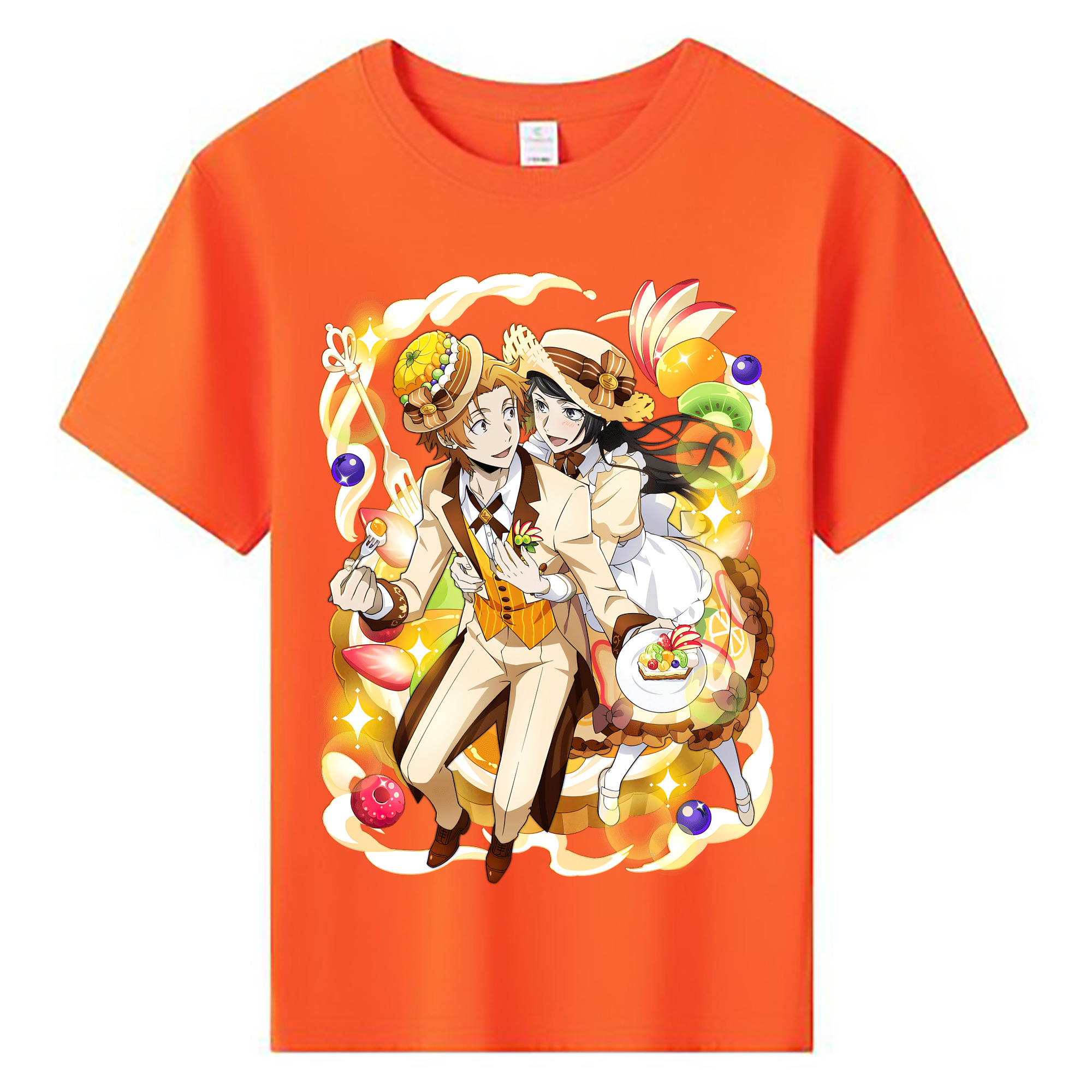 （画像用） 文豪ストレイドッグス Bungo Stray Dogs 綿100％キッズTシャツ（フロントプリント）